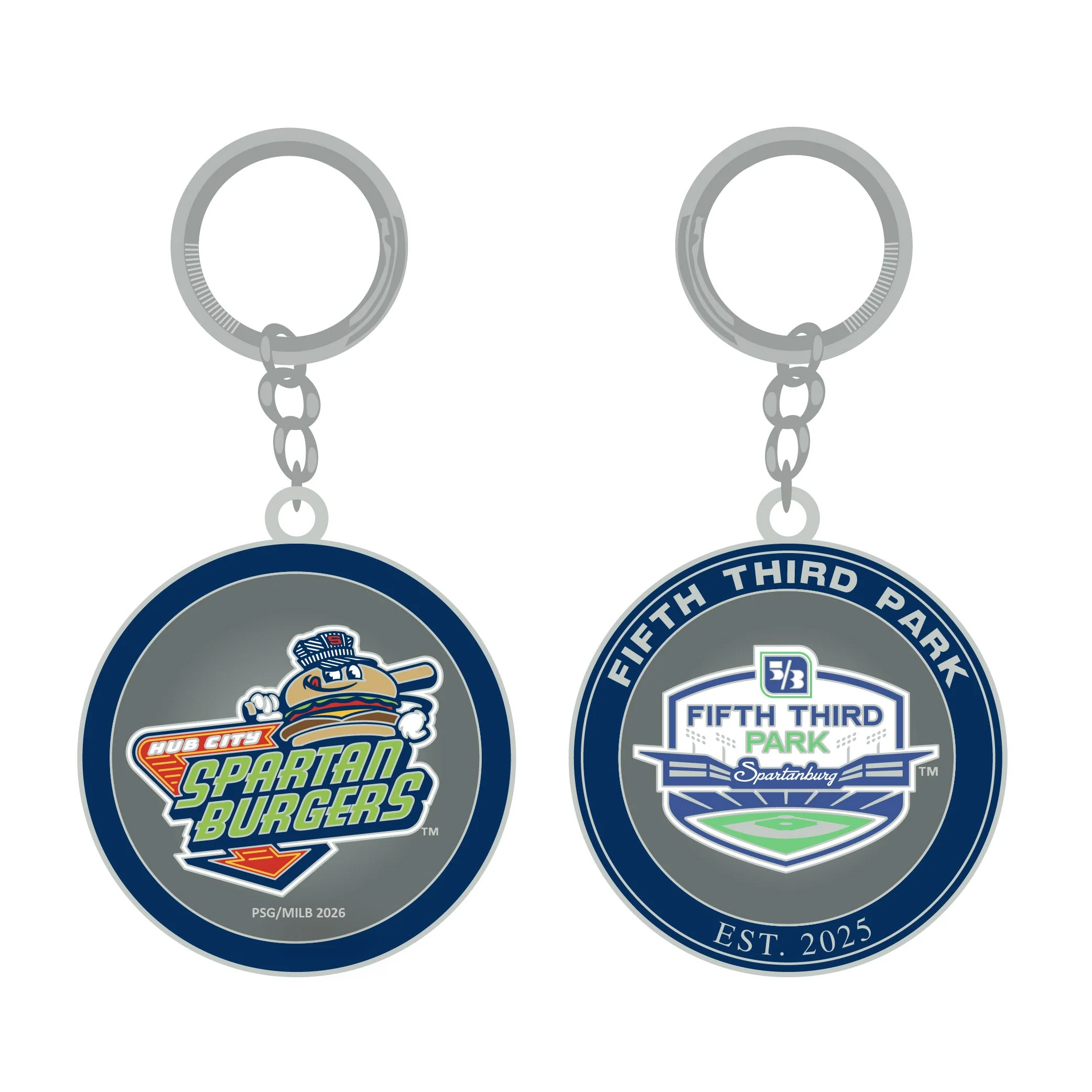 2-Sided Primary & Fifth Third Keychain