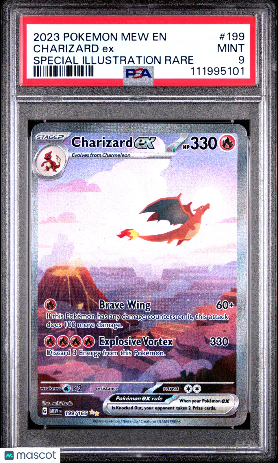 2023 Pokemon Mew EN-151 Charizard EX Special Illu