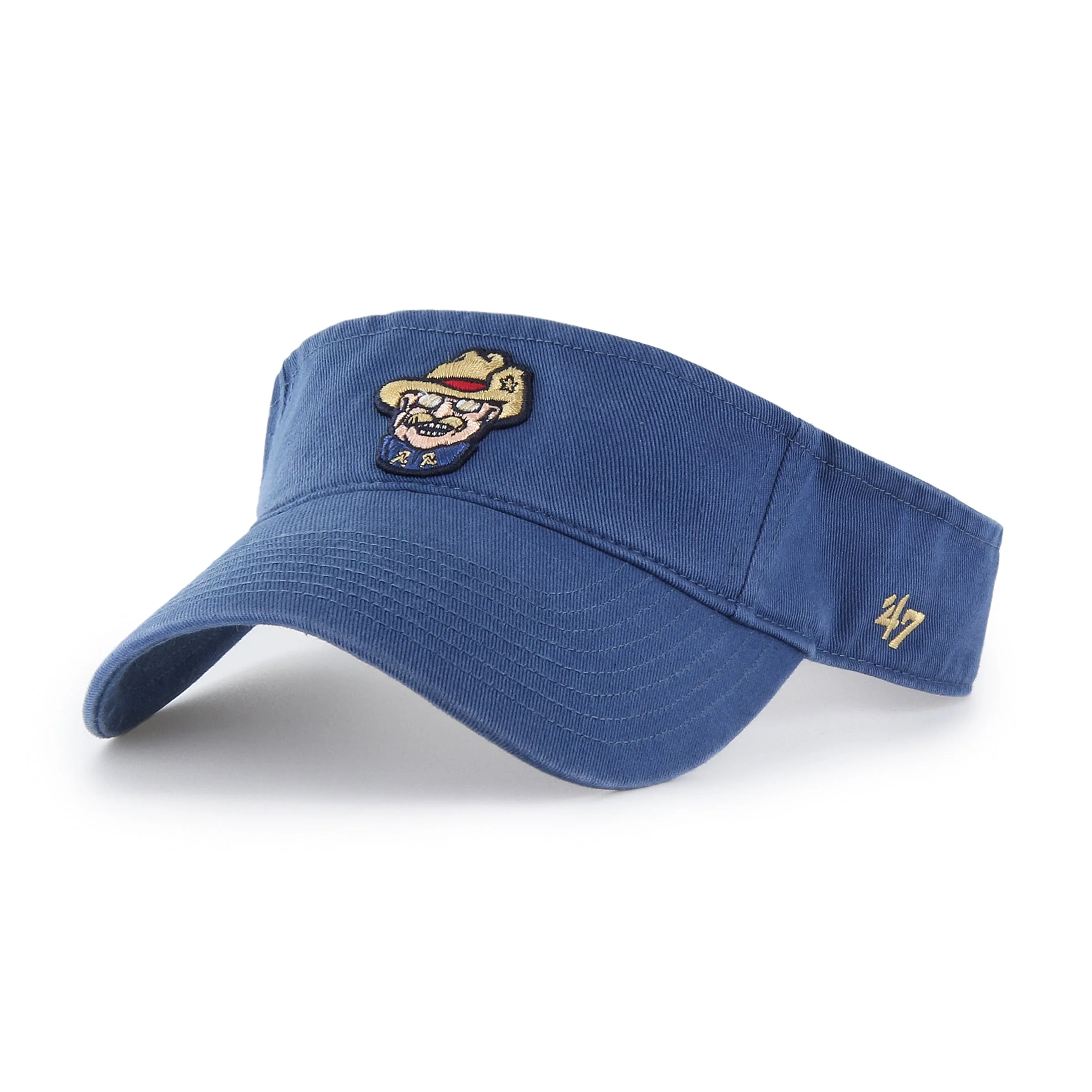 '47 Brand Clean Up Visor Smiling Teddy Blue