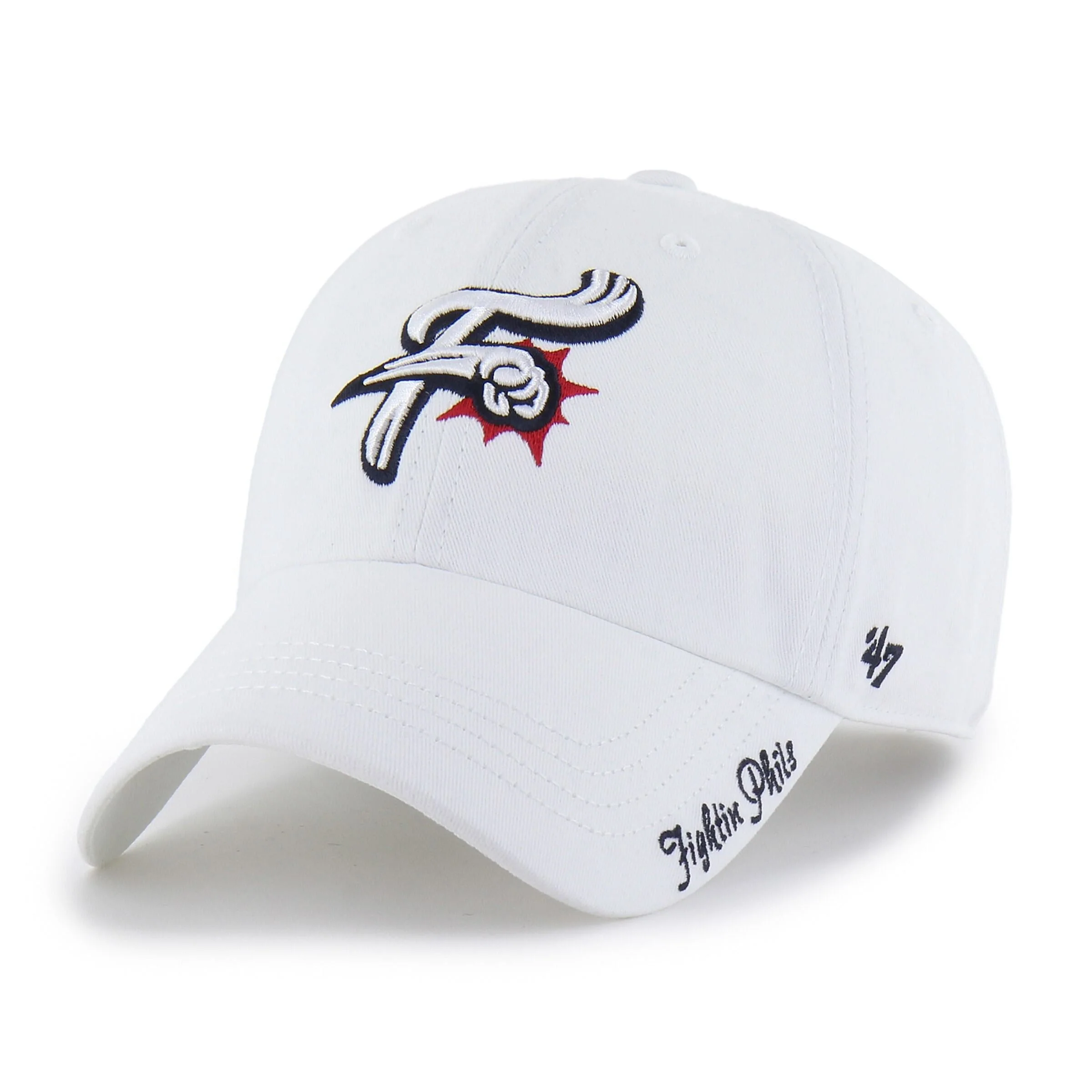 '47 Reading Fightin Phils Womens White Clean Up Hat