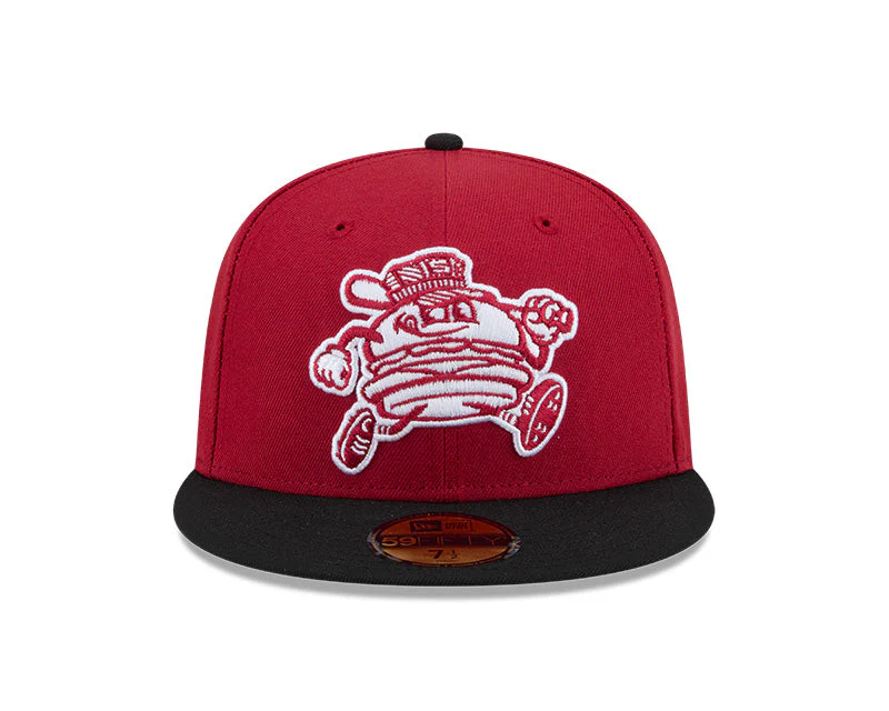 5950 New Era Fitted South Carolina Co Brand Burger Logo Cap