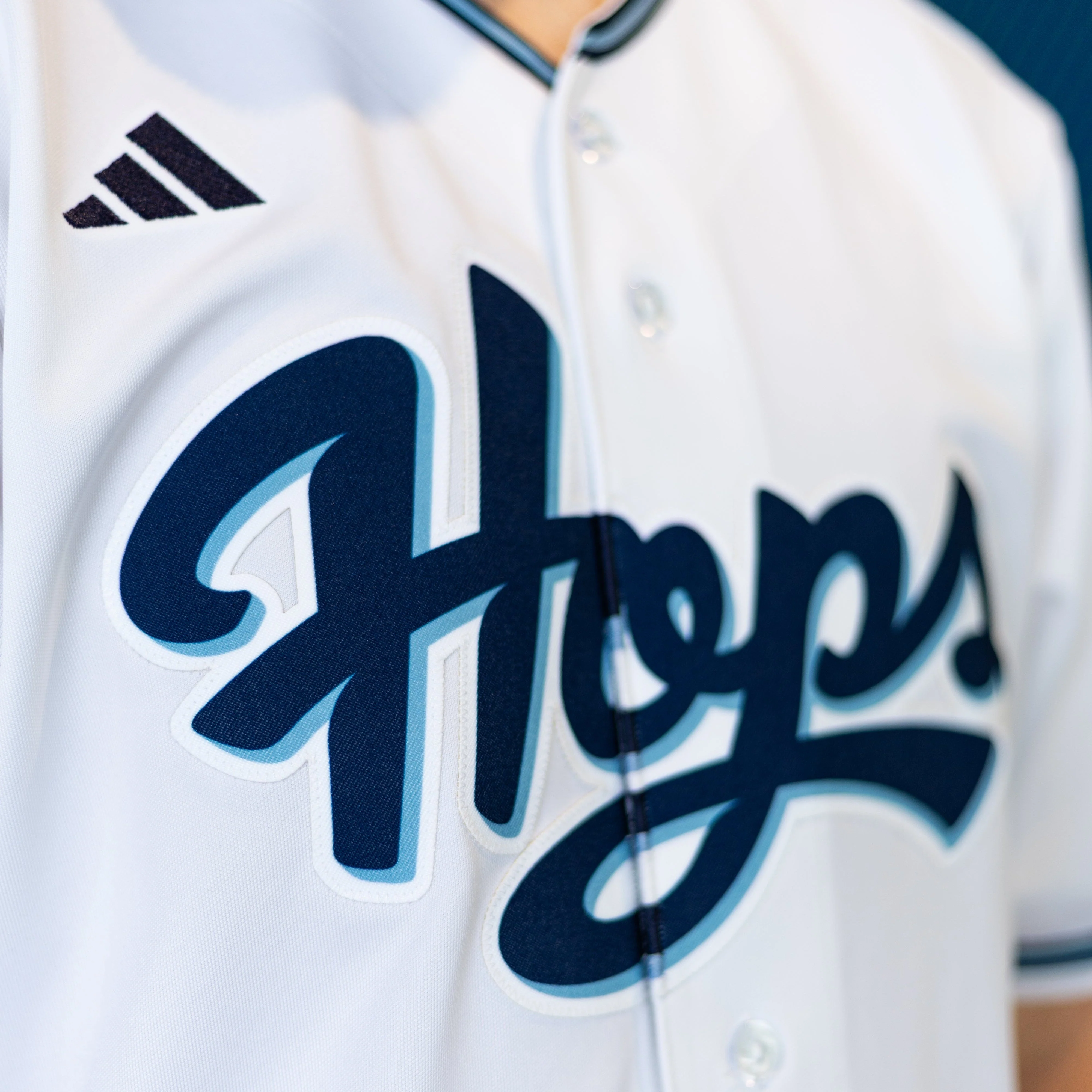 adidas Official Replica Home Jersey, Hillsboro Hops - Image 2