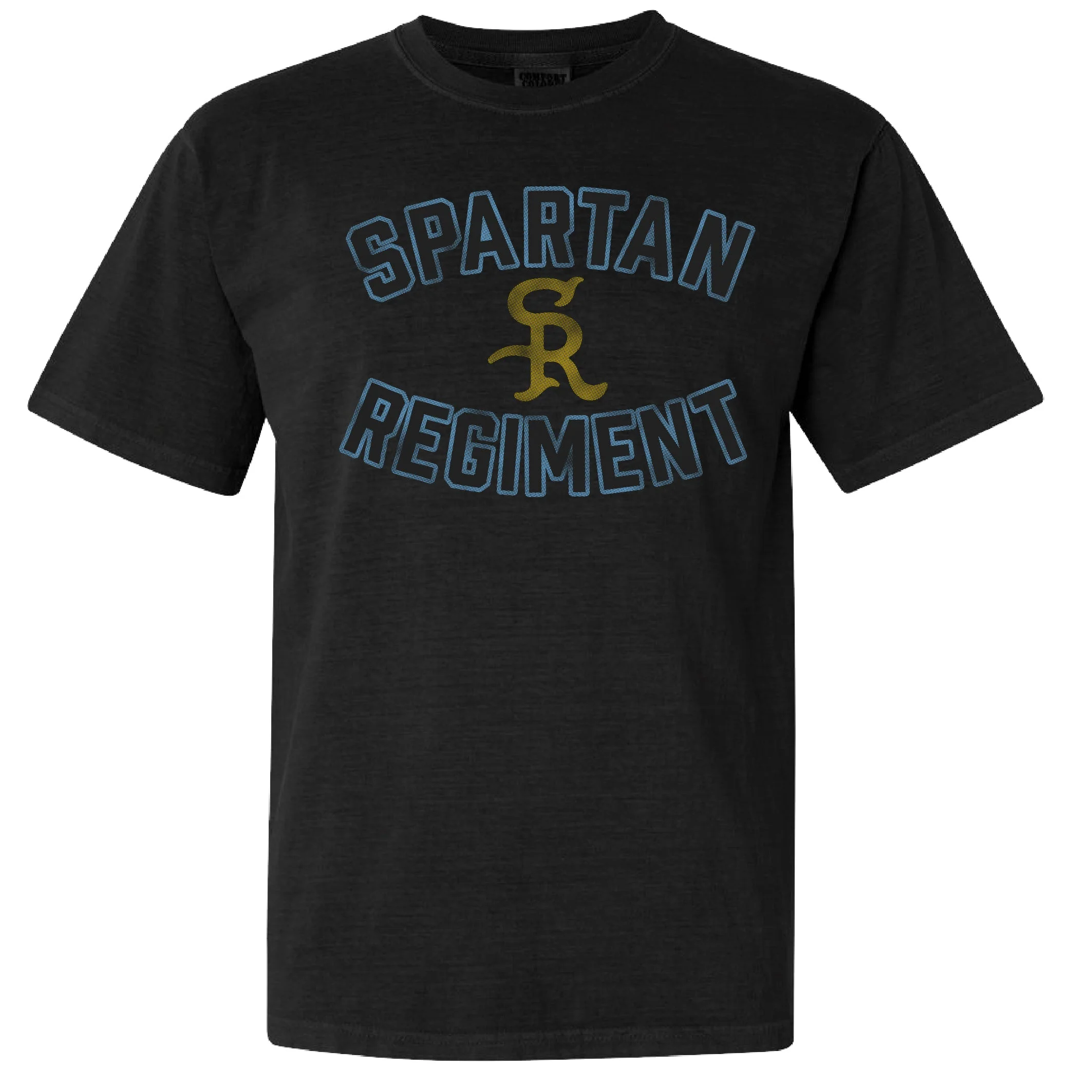 Adult Black Comfort Colors Regiment Tee