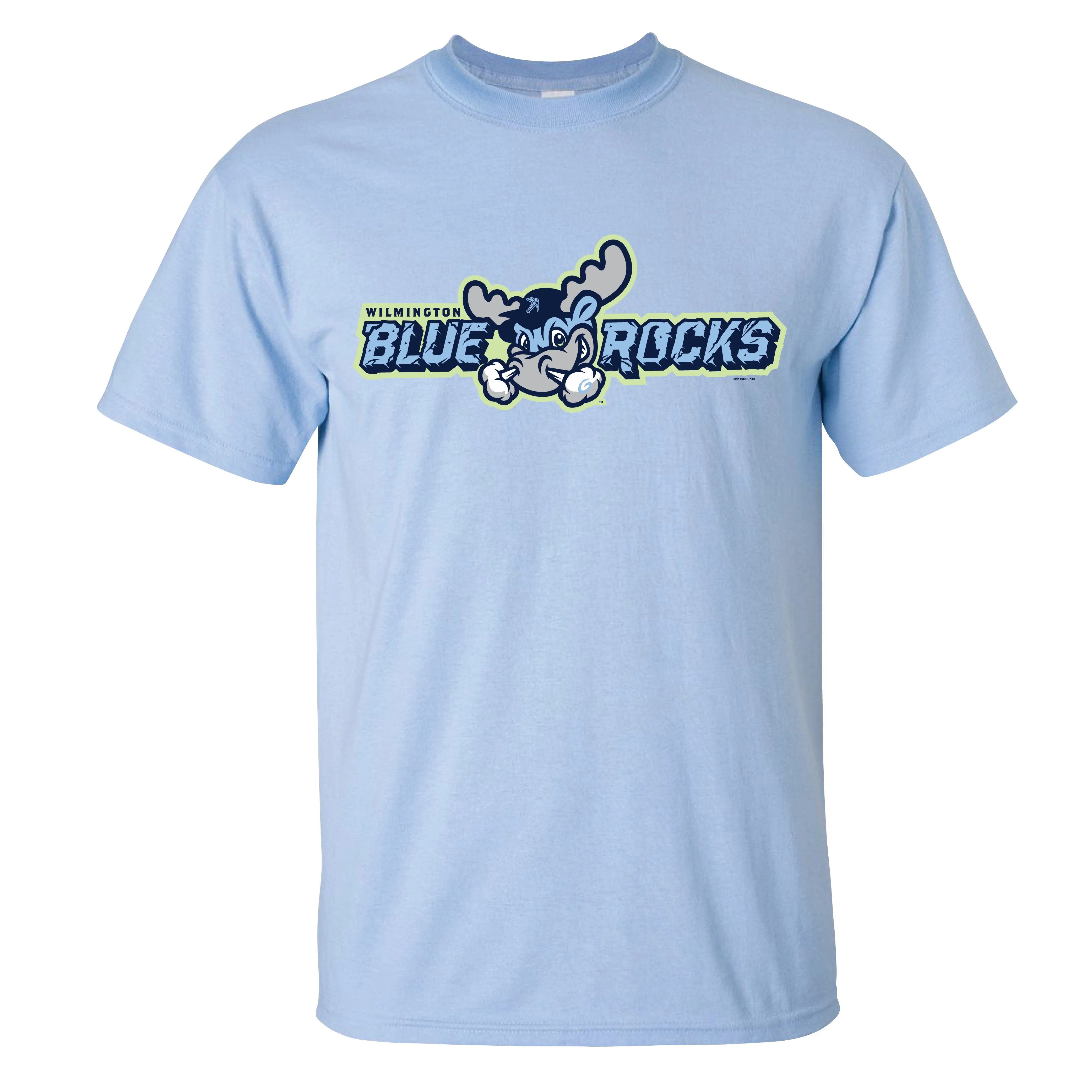 Adult Light Blue Primary Logo Tee