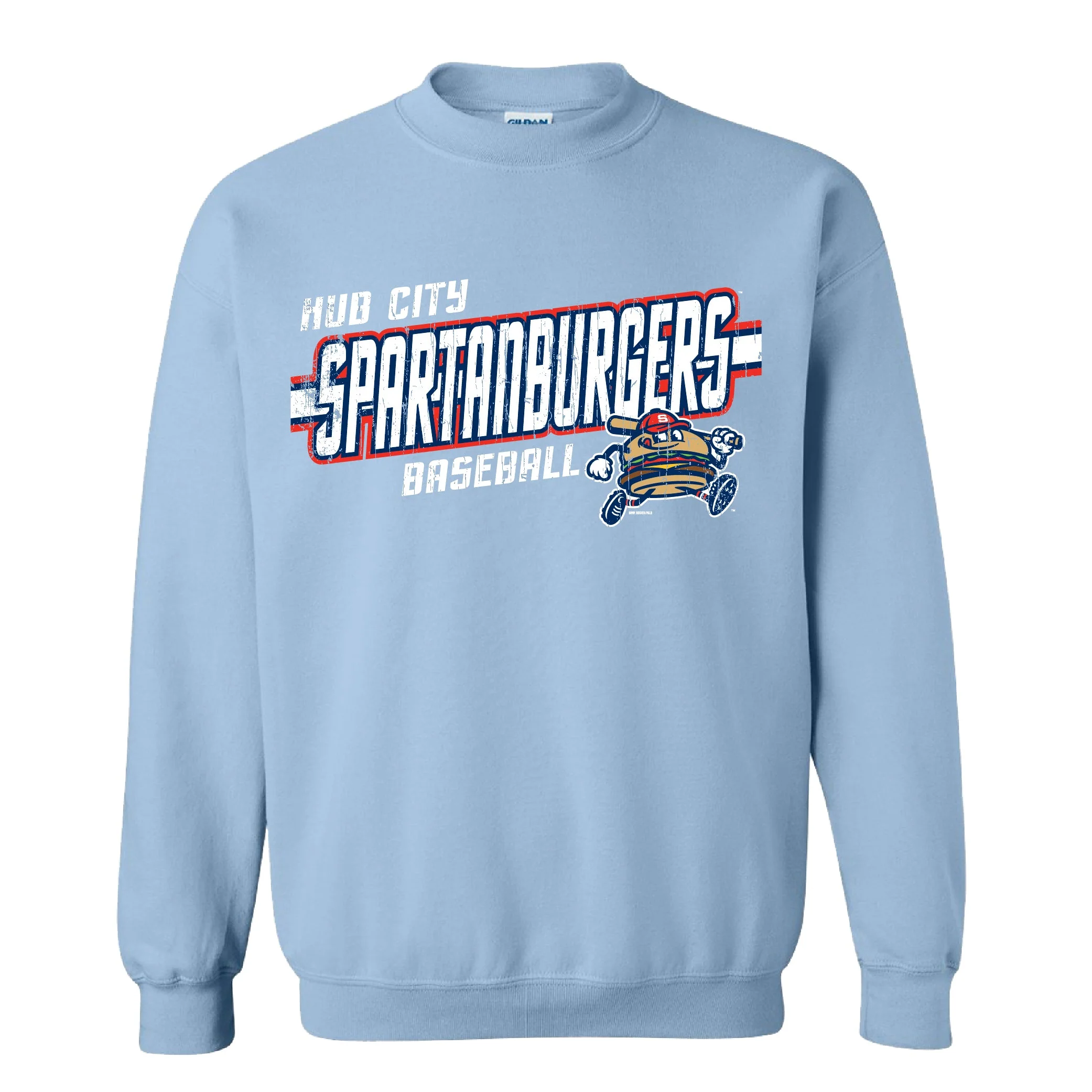 Adult Light Blue Script Sweatshirt