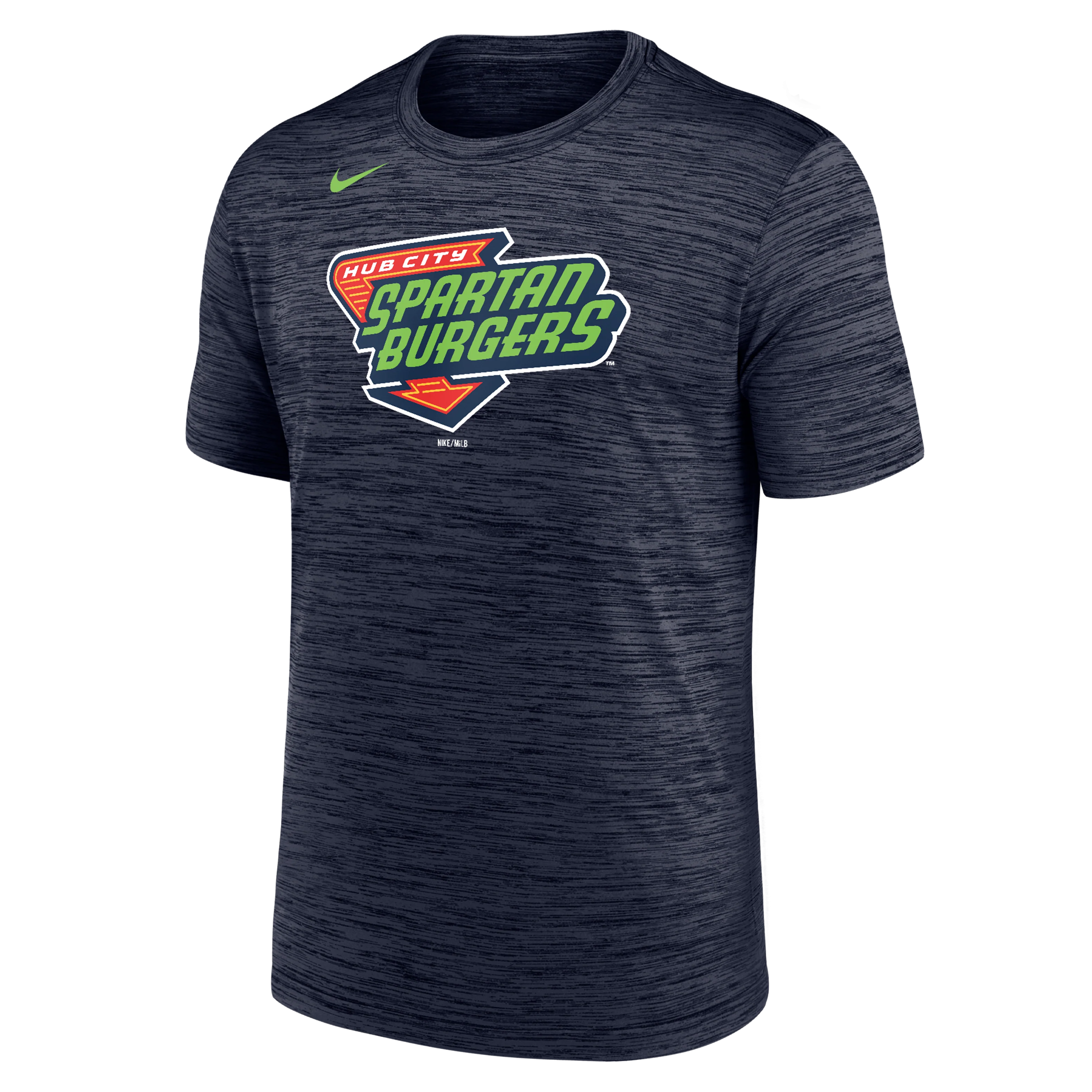 Adult Navy Heathered Nike Dry Fit Tee