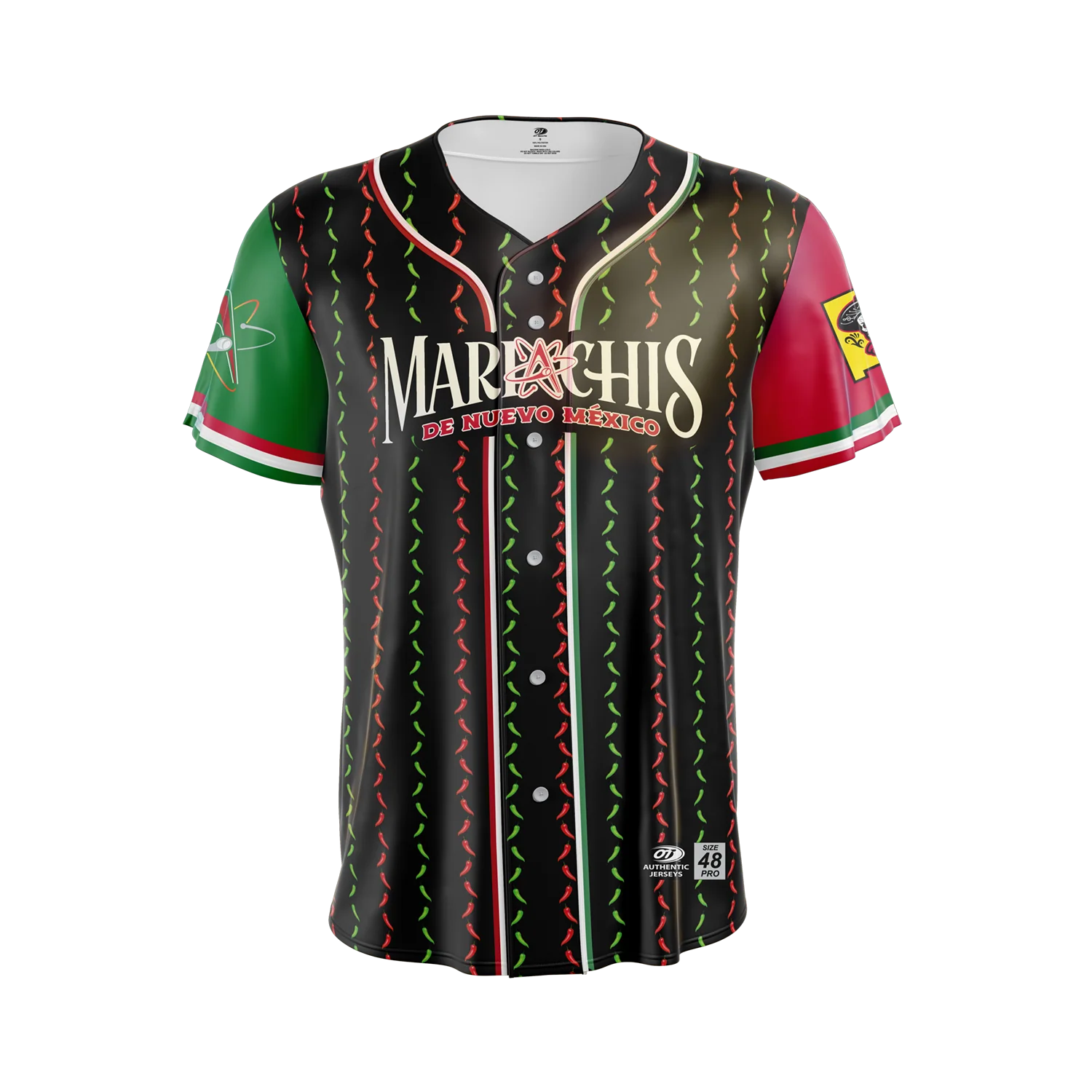Albuquerque Isotopes Jersey-Yth Mariachis Cinco Sublimated