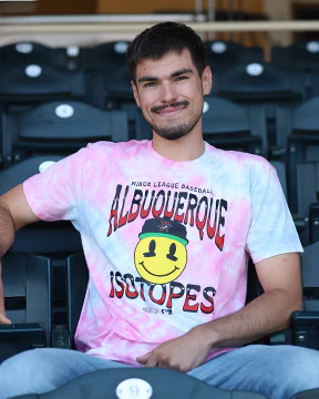 Albuquerque Isotopes Tee-Smiley Face - Image 3