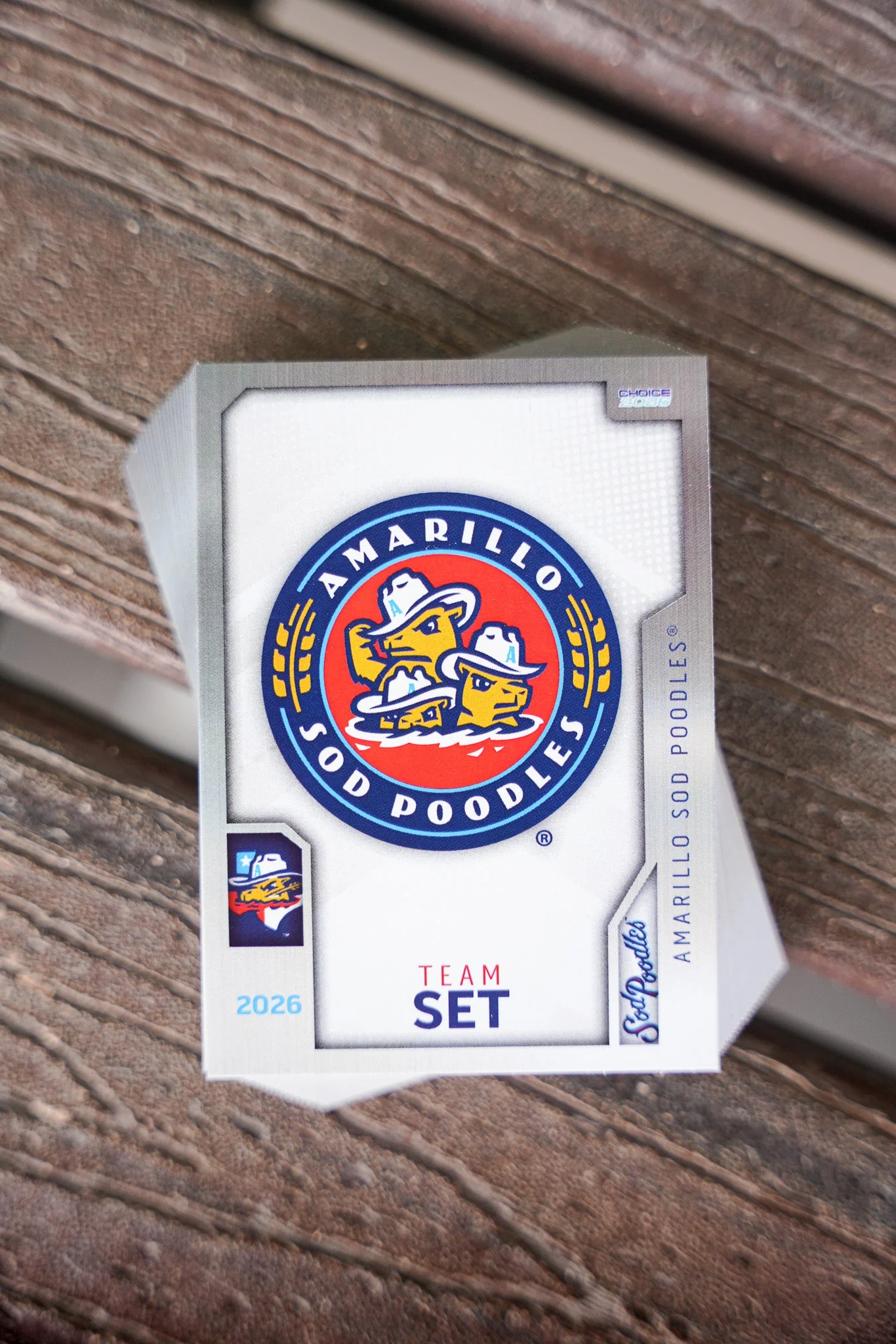 Amarillo Sod Poodles 2026 Team Card Set