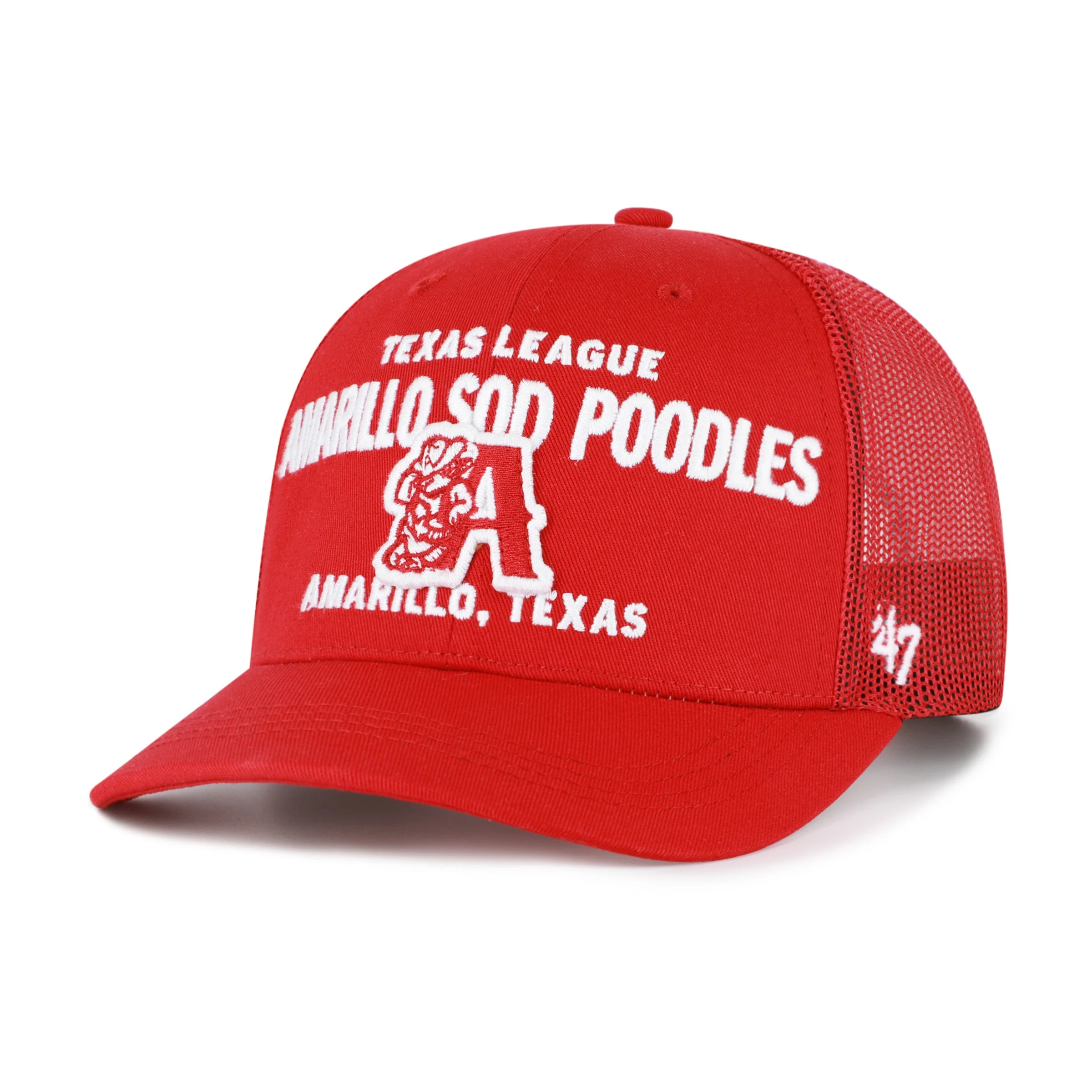 Amarillo Sod Poodles '47 Red Lean A Contemporary Trucker
