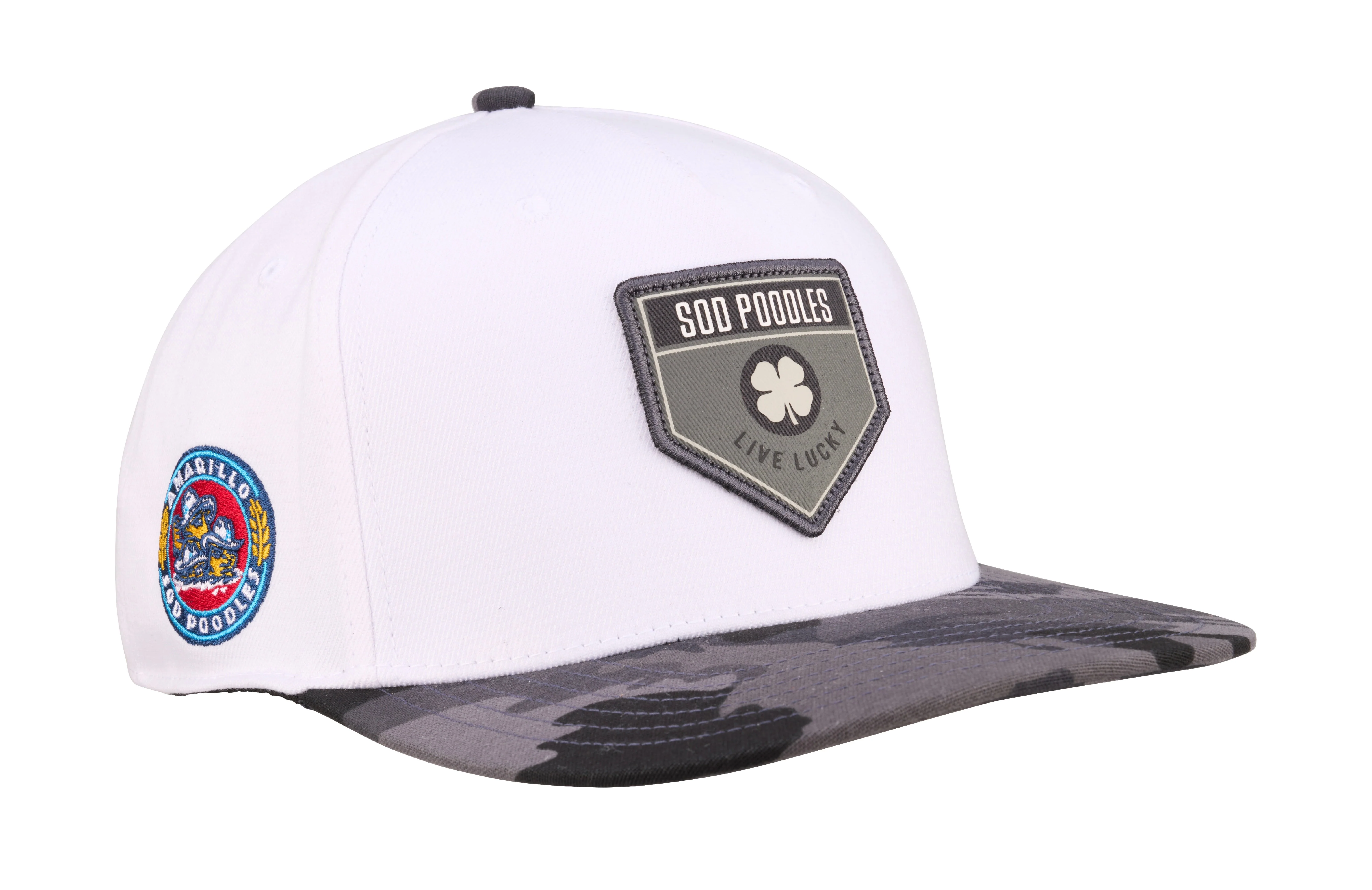 Amarillo Sod Poodles Black Clover At The Plate Cap - Image 3