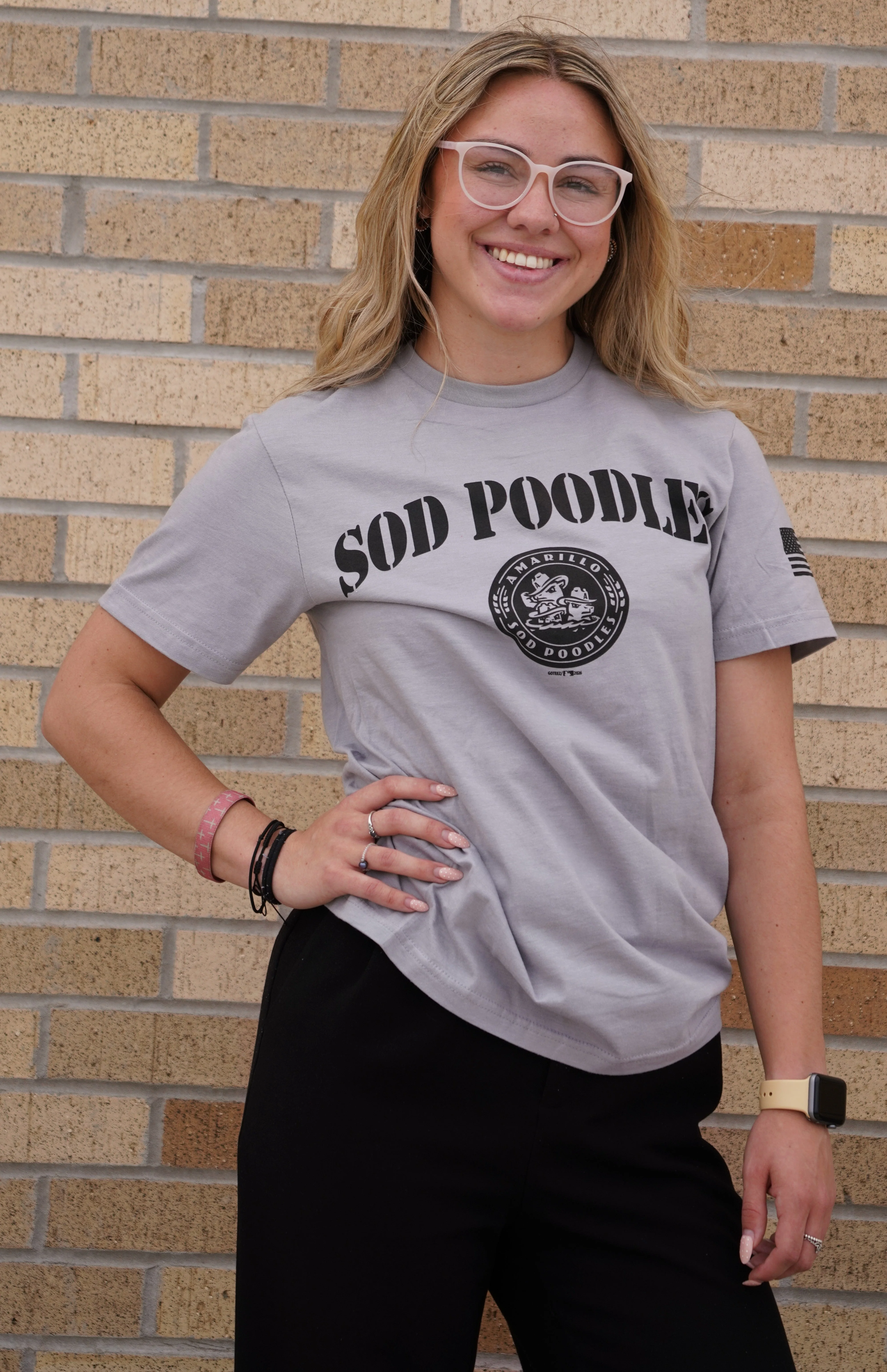 Amarillo Sod Poodles GoTeez Cement Battalion Tee - Image 2