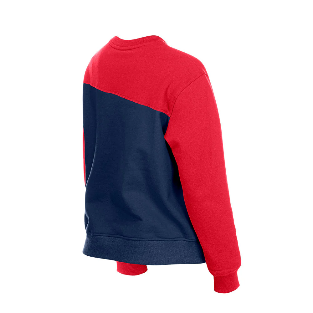 Amarillo Sod Poodles New Era Royal & Red Amarillo Crewneck - Image 2