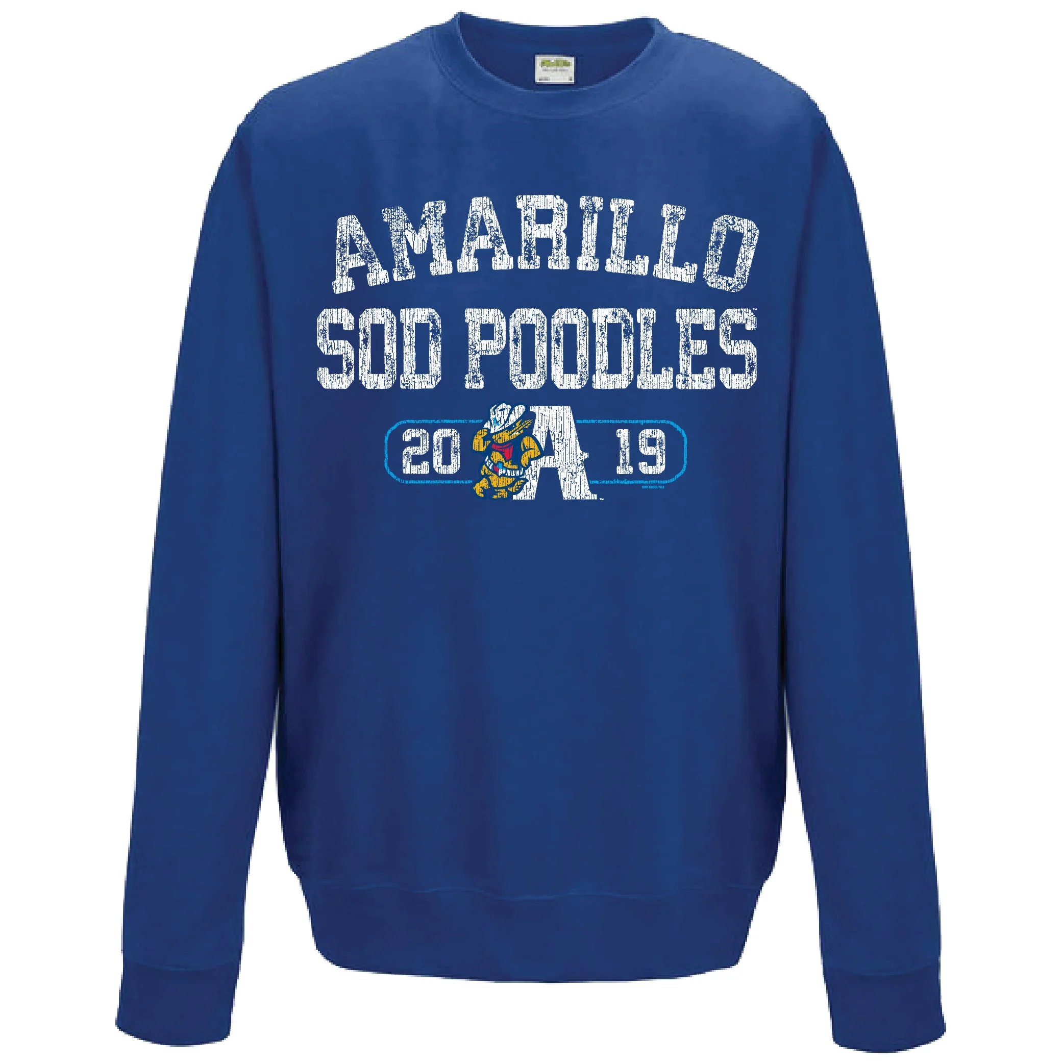 Amarillo Sod Poodles Royal Filbert Crewneck