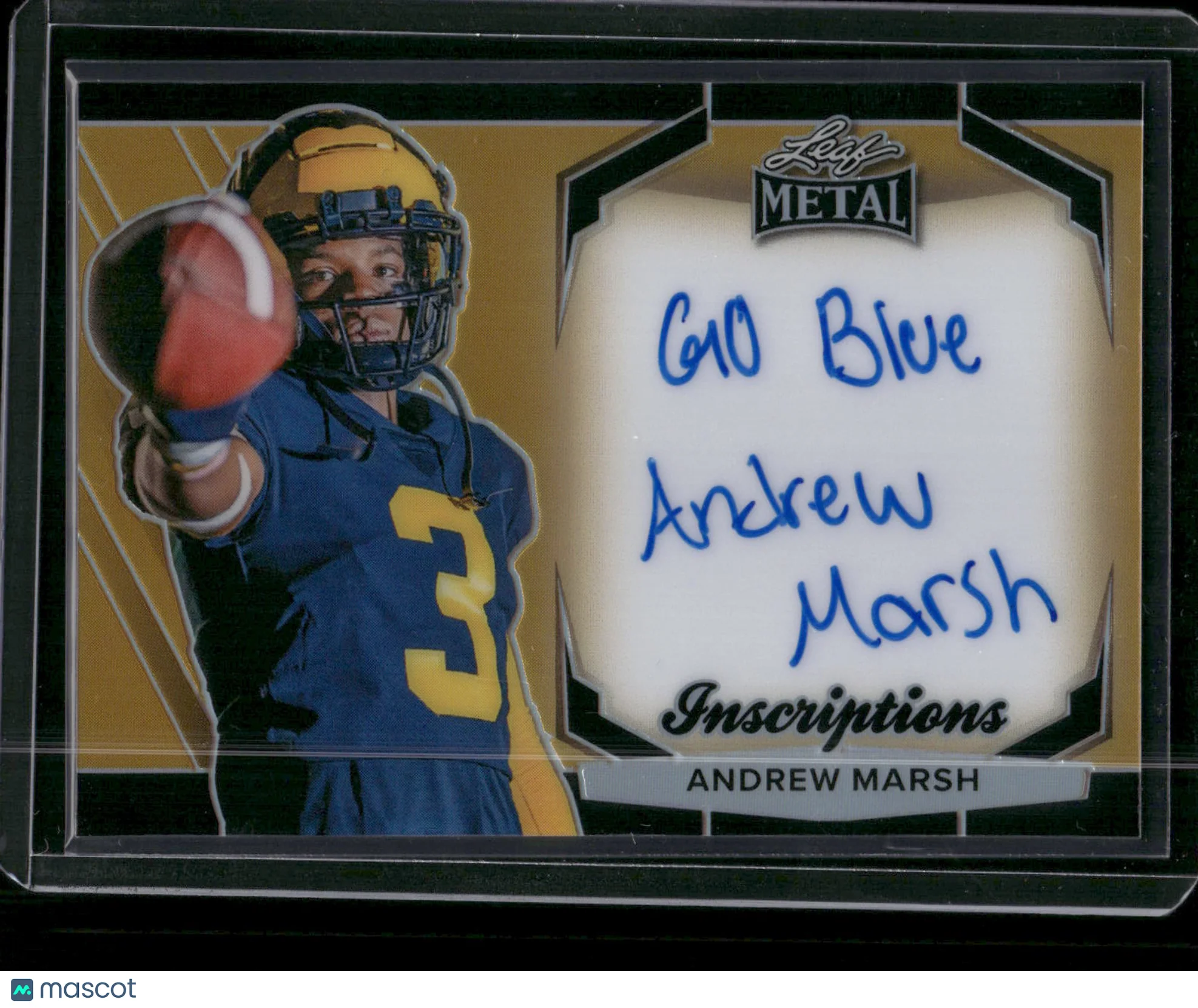 Andrew Marsh 2024 Leaf Metal Inscriptions #MHI-AM
