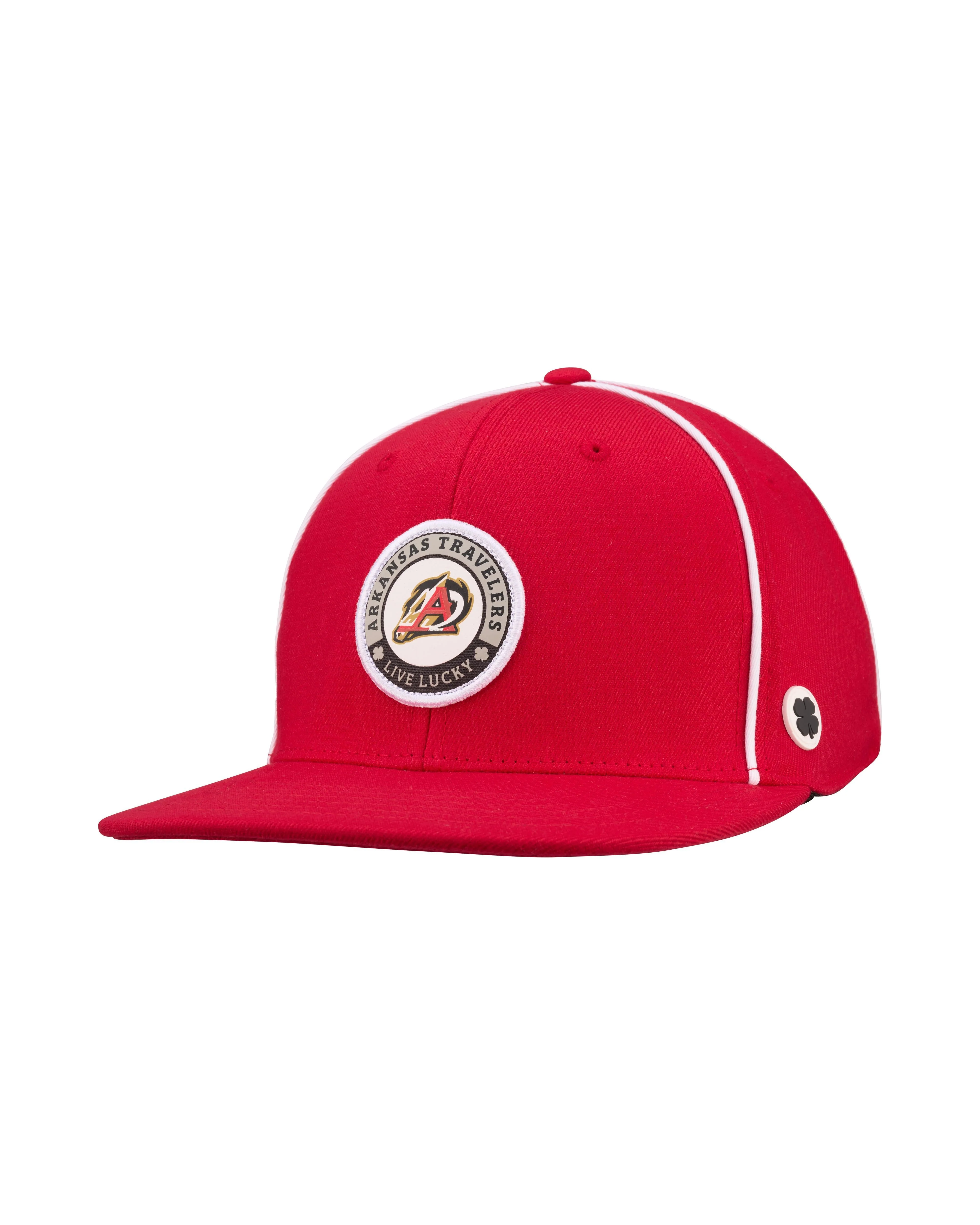 Arkansas Travelers Black Clover Tradition Snapback Cap