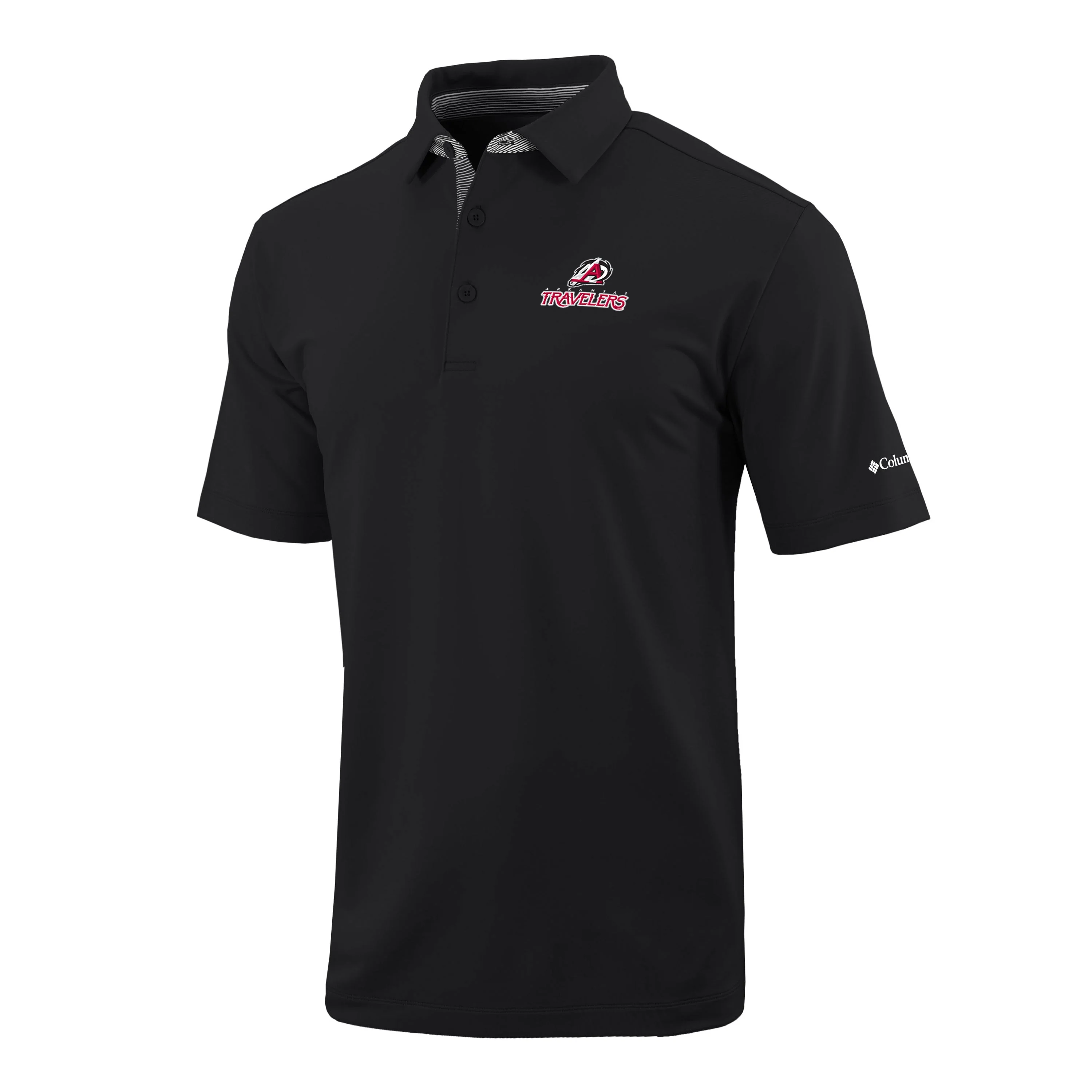 Arkansas Travelers Columbia Even Lie Polo