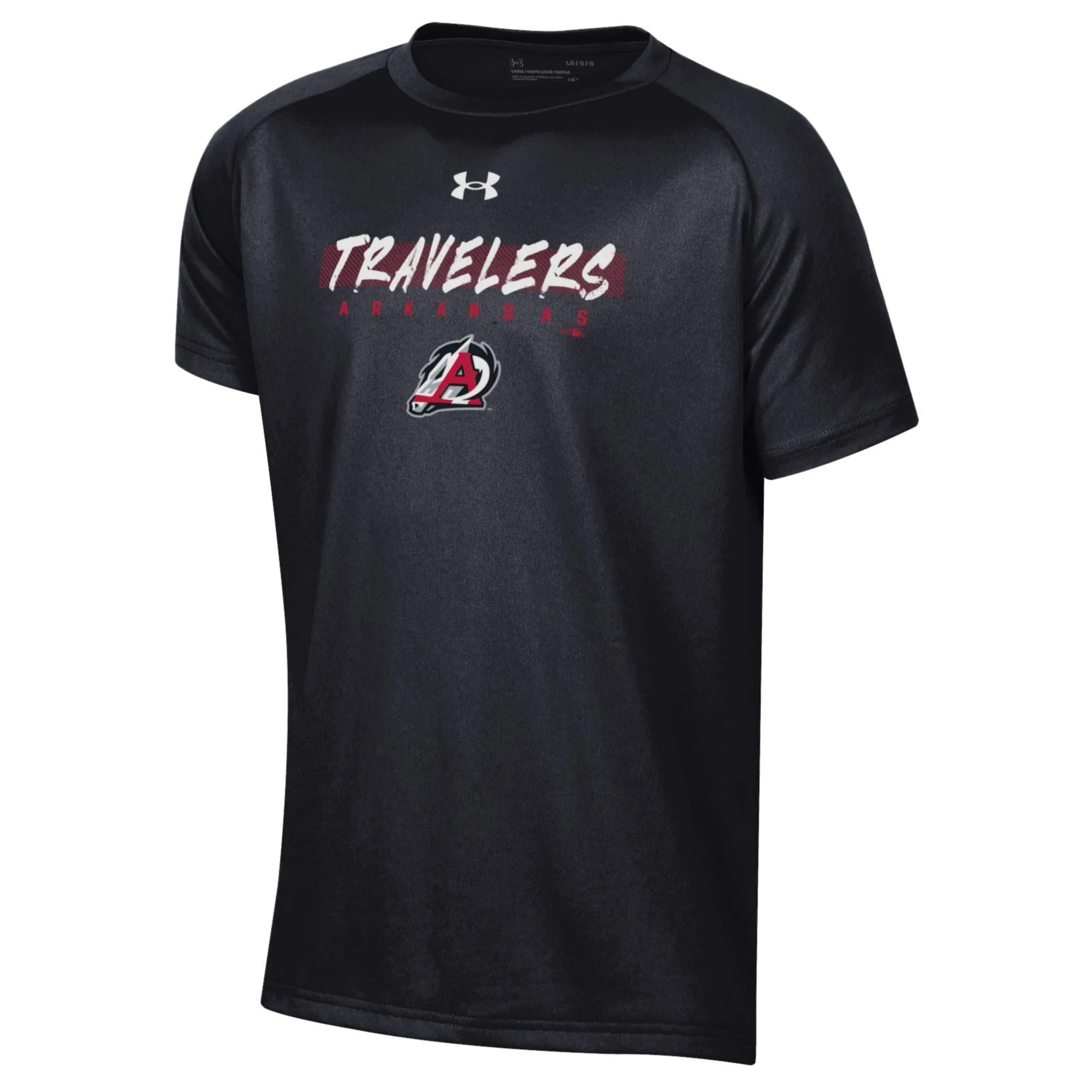 Arkansas Travelers Under Armour Youth Tech SS Tee