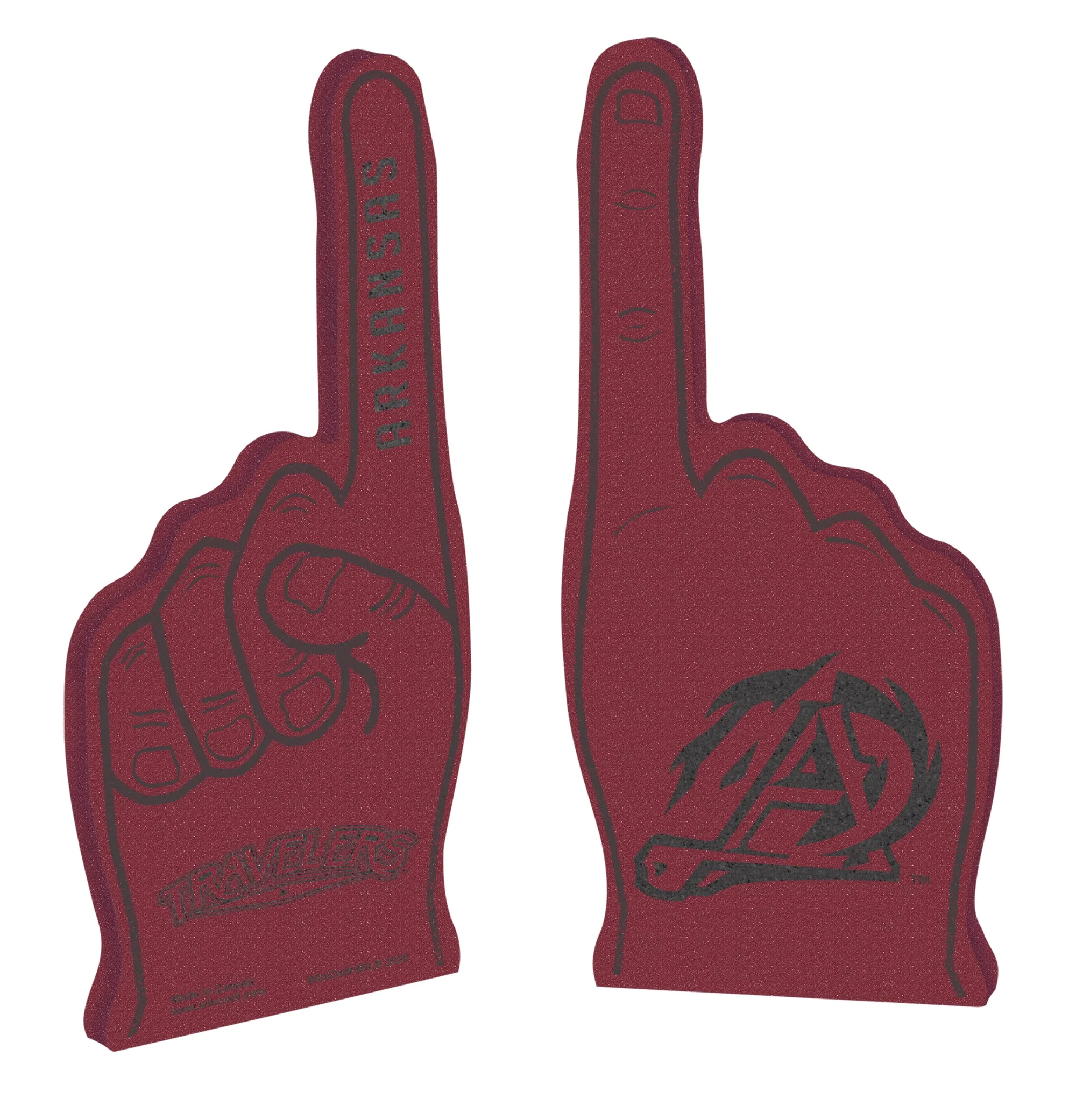 Arkansas Travelers WinCraft Foam Hand