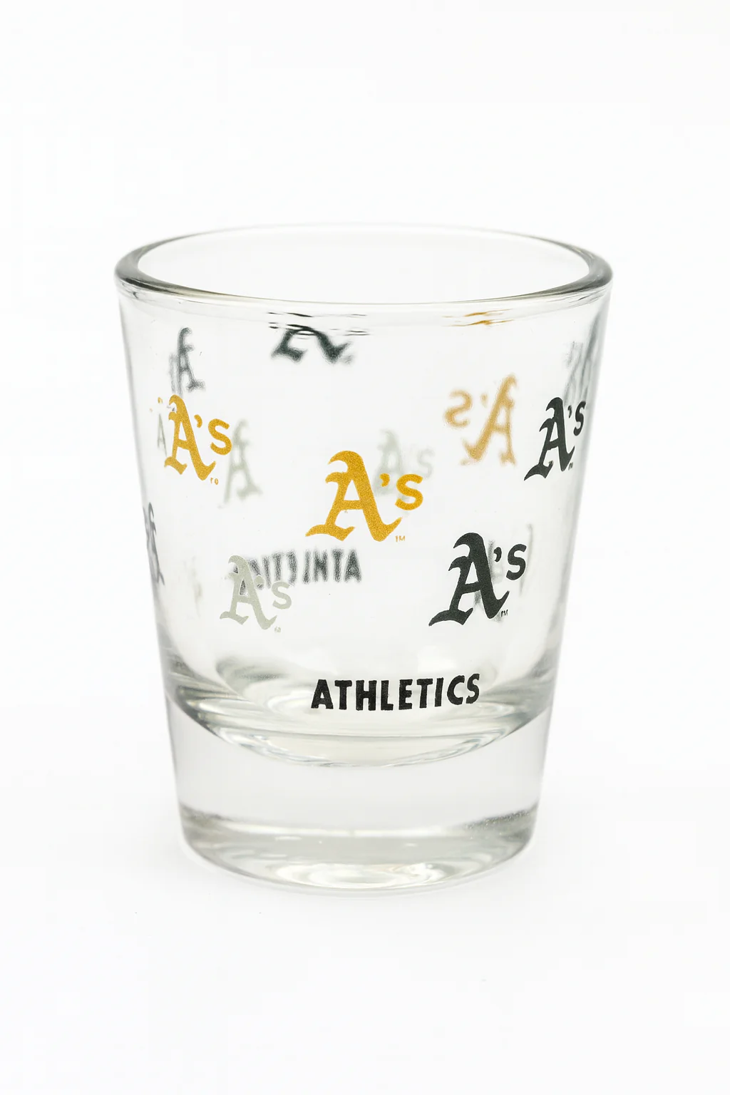 A'S 2 OZ REPEAT SHOT GLASS - Image 2