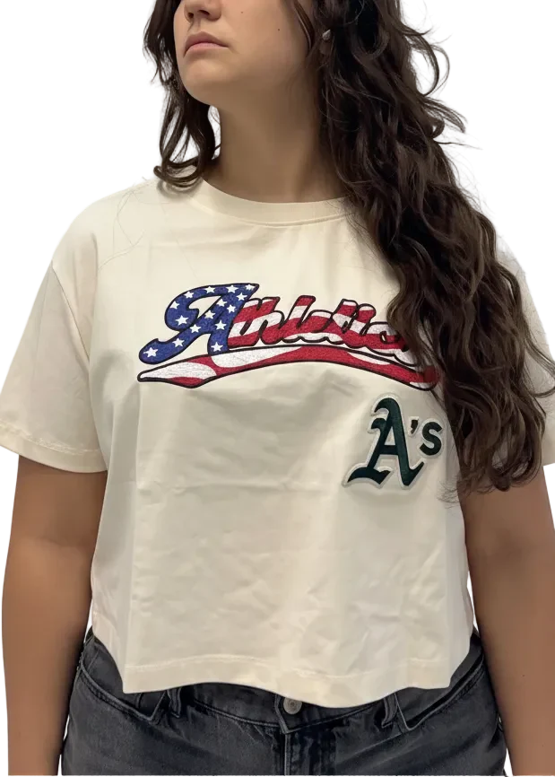A's Americana Boxy Tee - Image 5