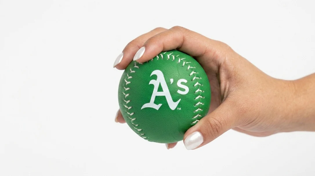 A's Green Baseball - Image 3