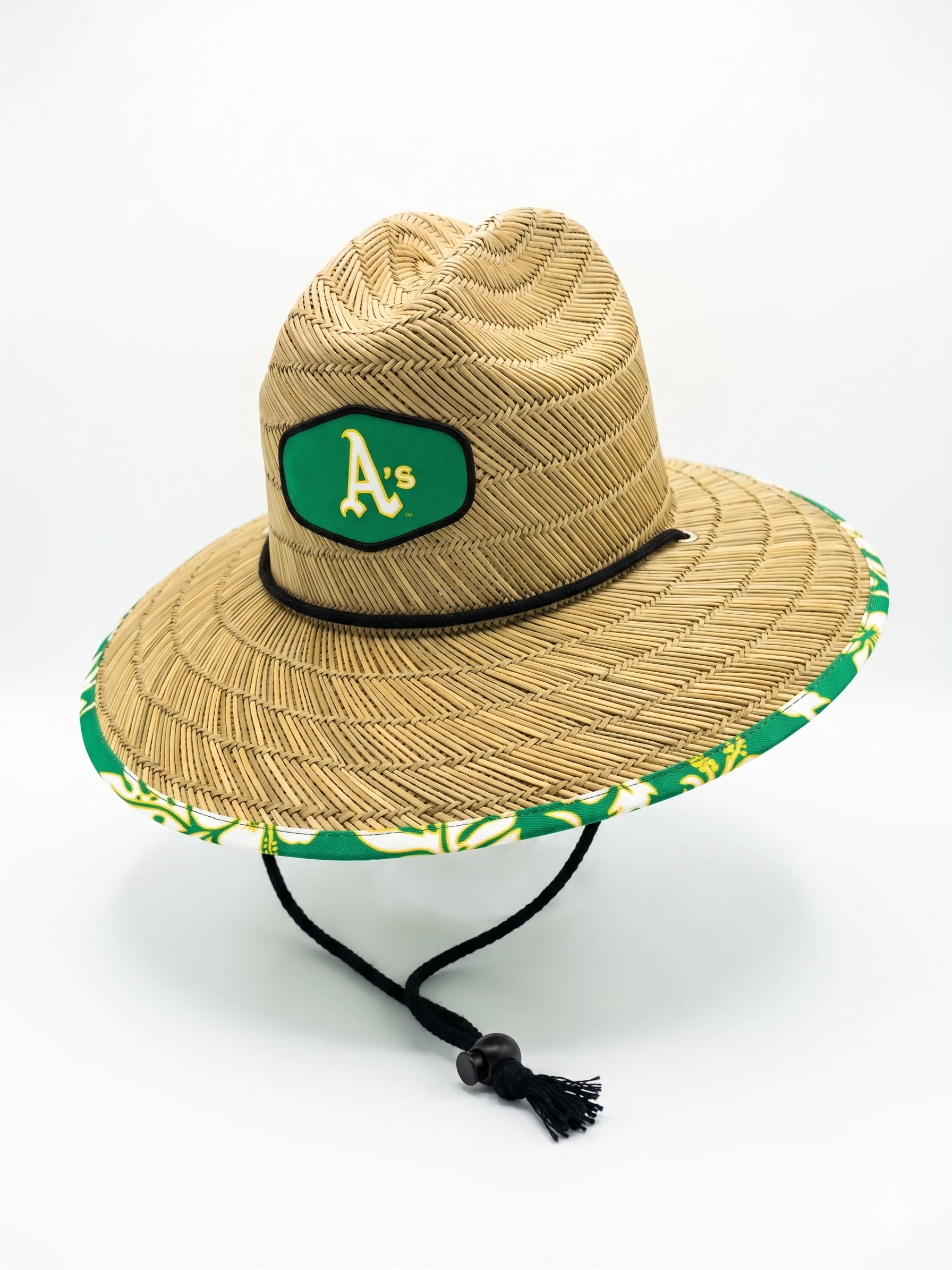 A's Tropical Straw Hat - Image 4