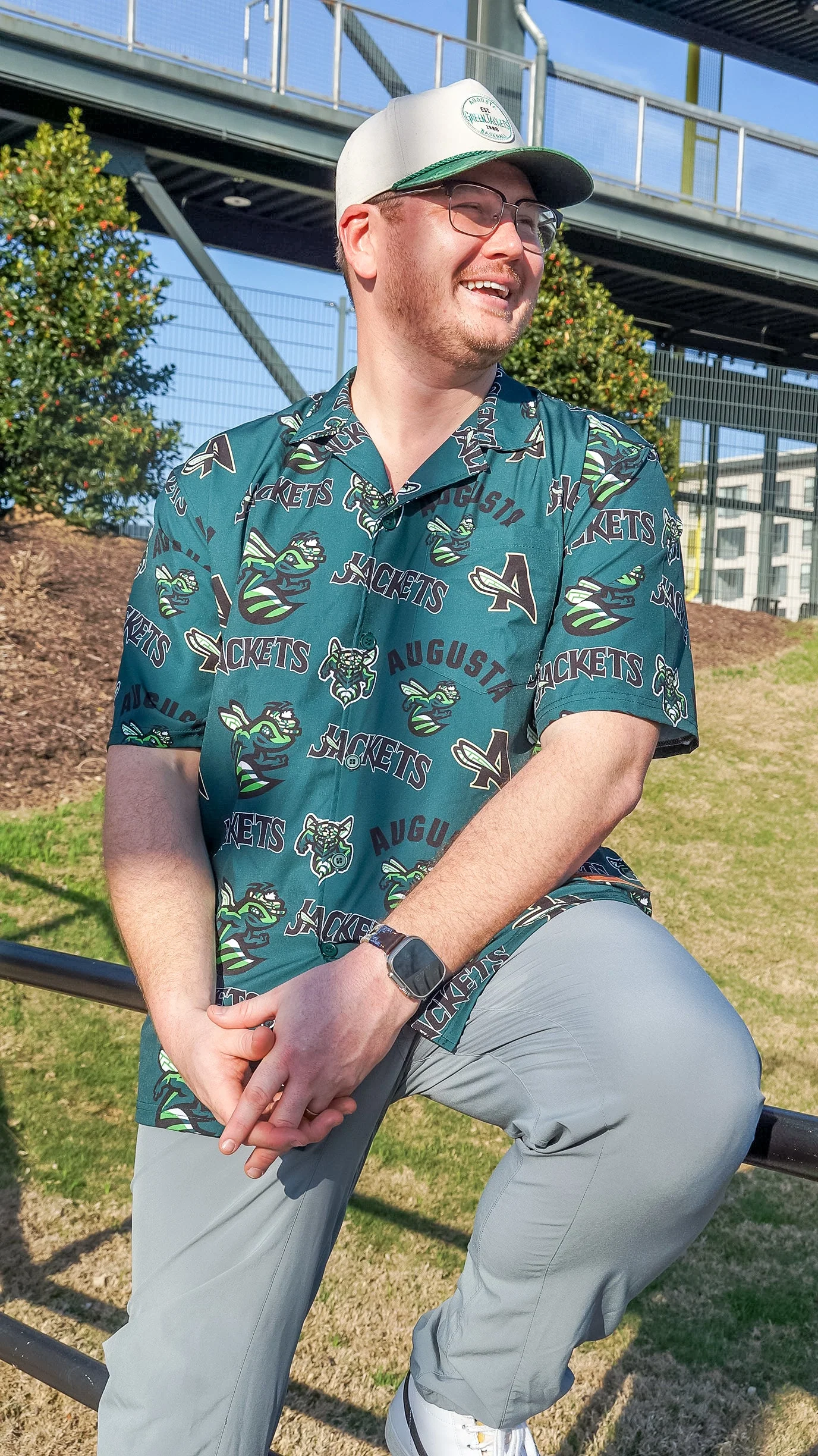 Augusta GreenJackets Hawaiian Shirt