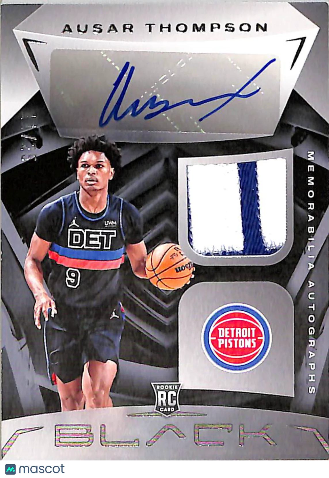 Ausar Thompson 2024 Panini Black Patch Auto /25 #