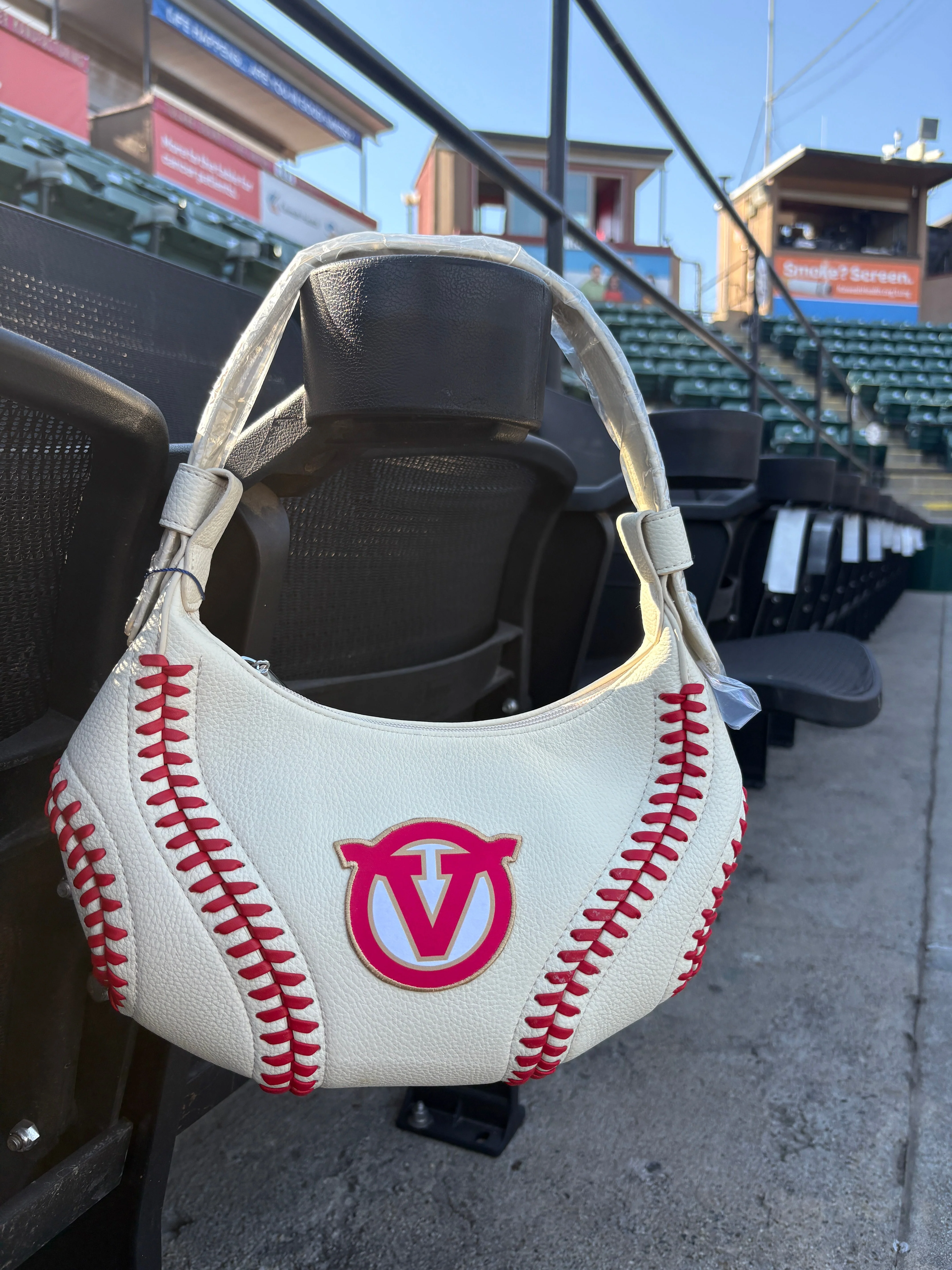 Baseball Home V Handbag/Purse