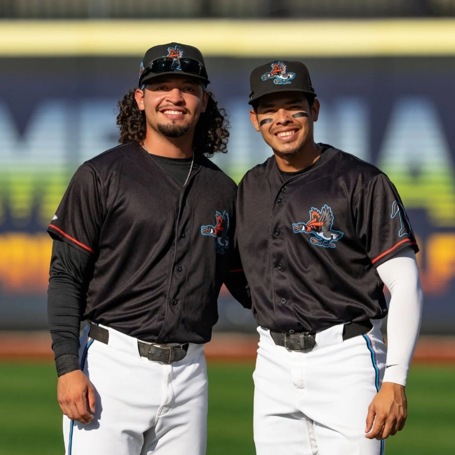 Beloit Sky Carp Black Alternate Jersey On-Field (Game Worn)