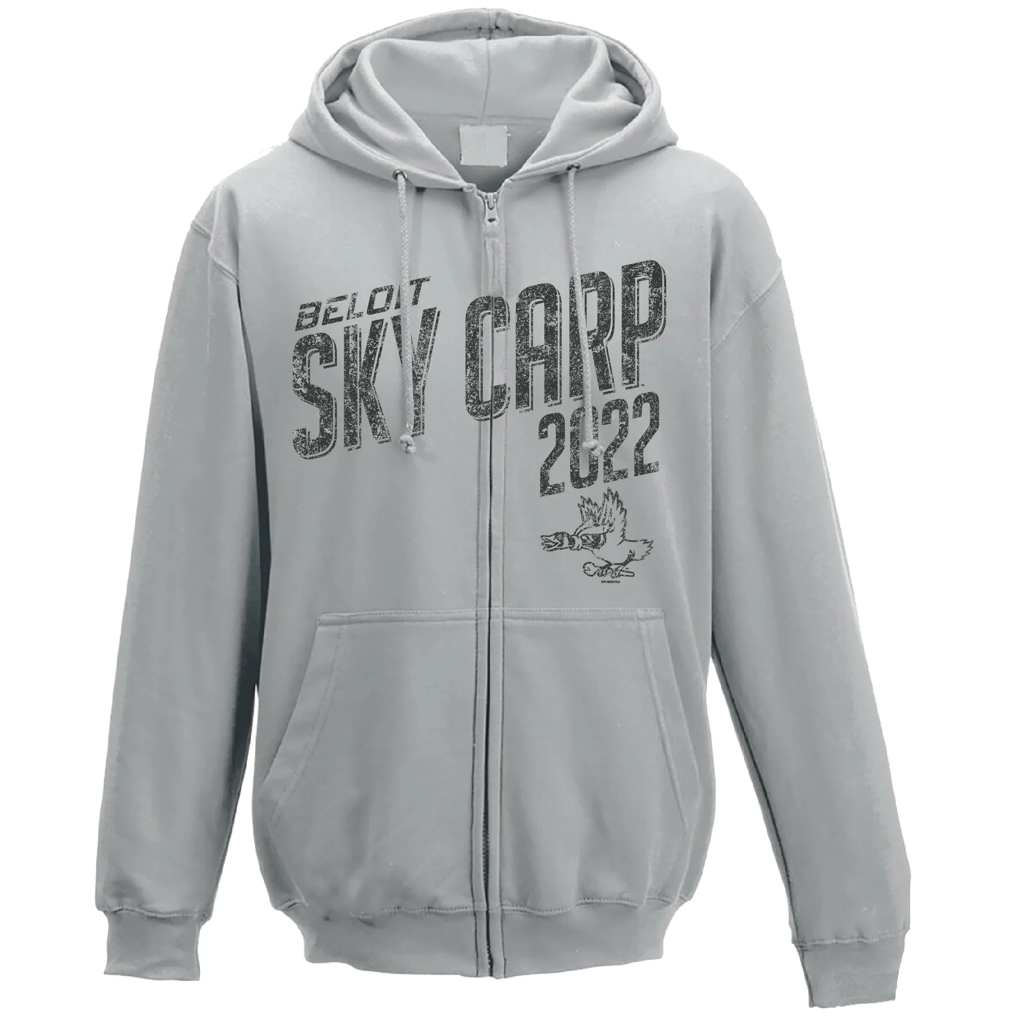 Beloit Sky Carp Full Zip Hoodie Heather Gray