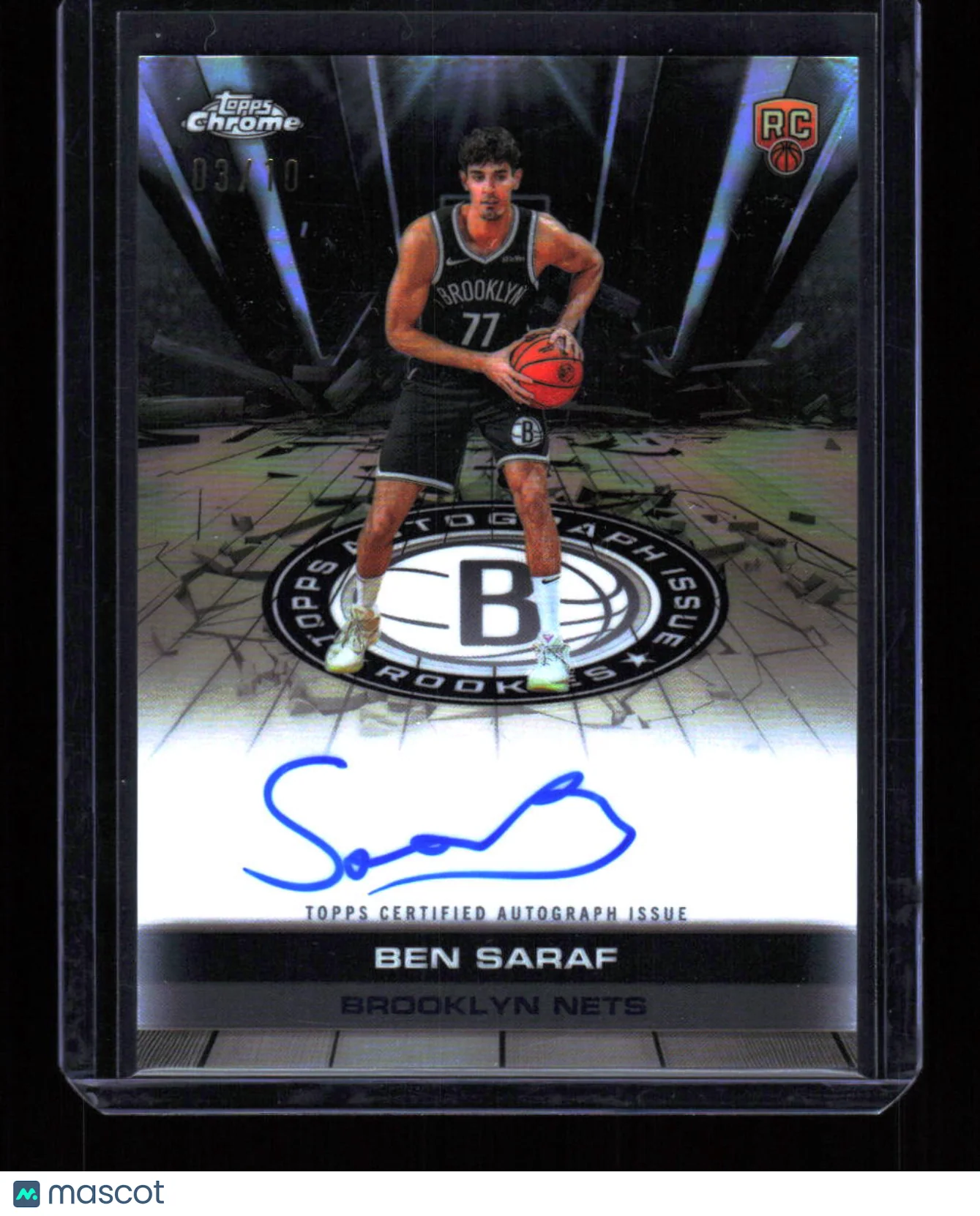 Ben Saraf 2025 Topps Chrome #TAIR-BS RC 03/10