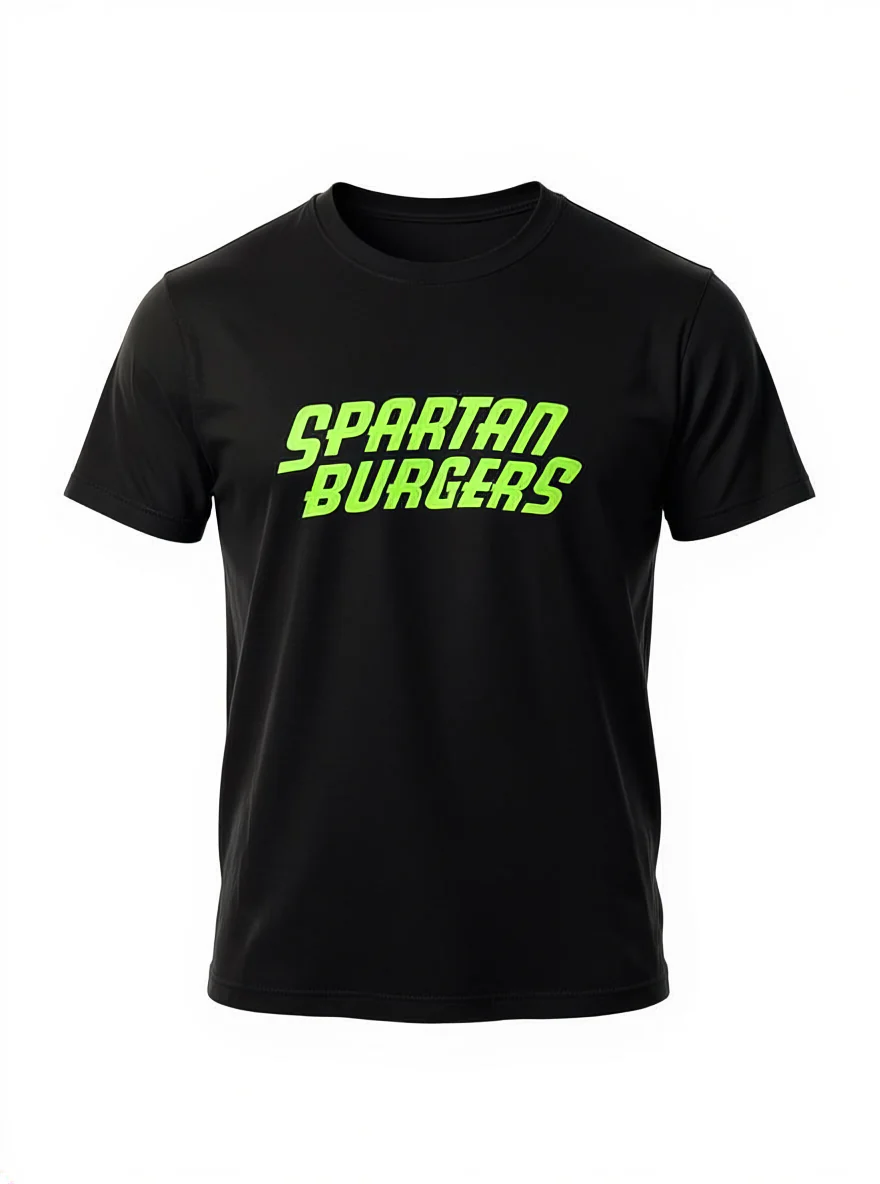 Big & Tall Color Pop Spartaburgers Wordmark Tee