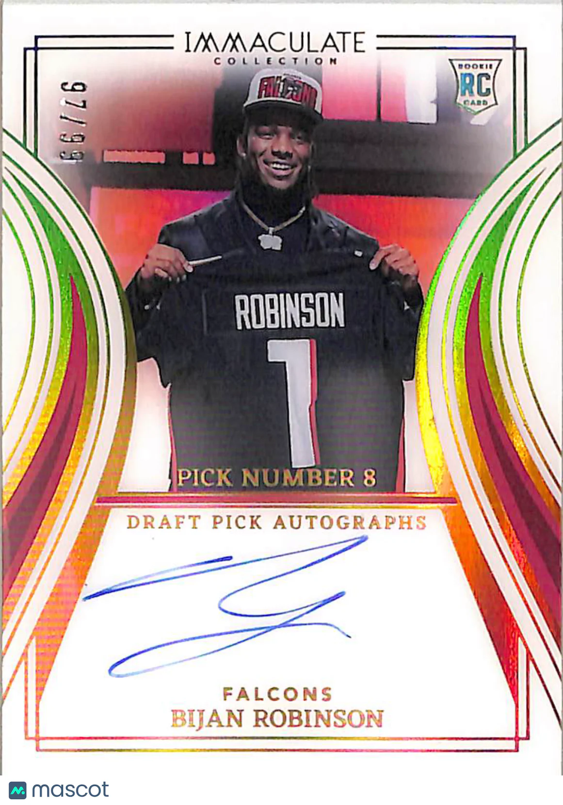 Bijan Robinson 2023 Panini Immaculate Collection