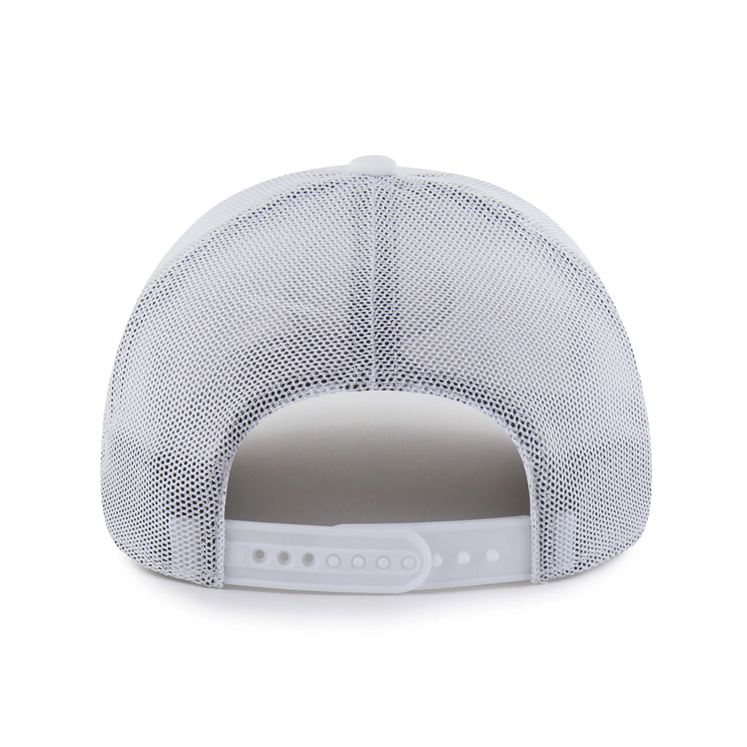 Biloxi Shuckers '47 White Strand Trucker Cap with Batting Oyster Patch - Image 2
