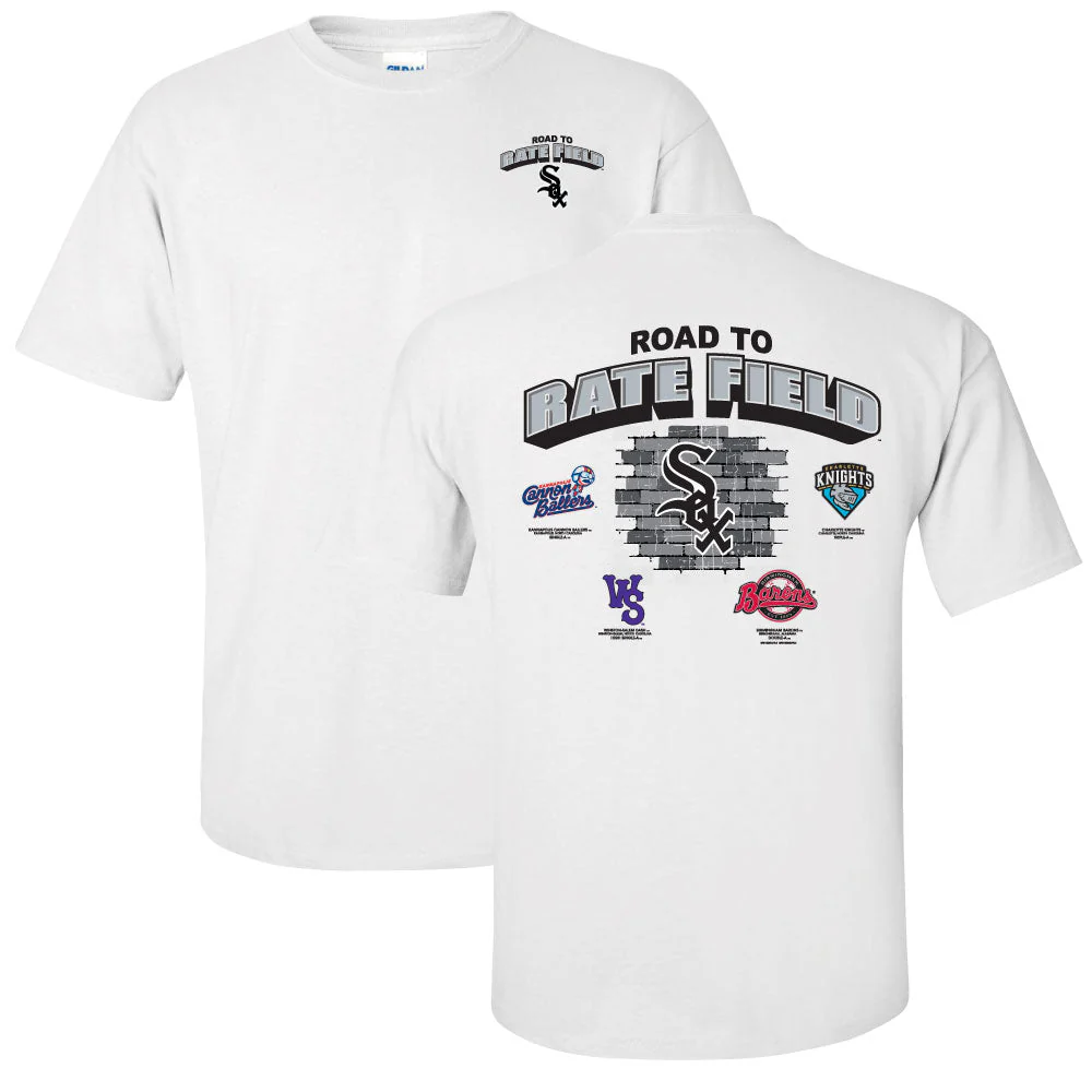 Charlotte Knights Bimm Ridder Adult Road to Rate Field T-Shirt
