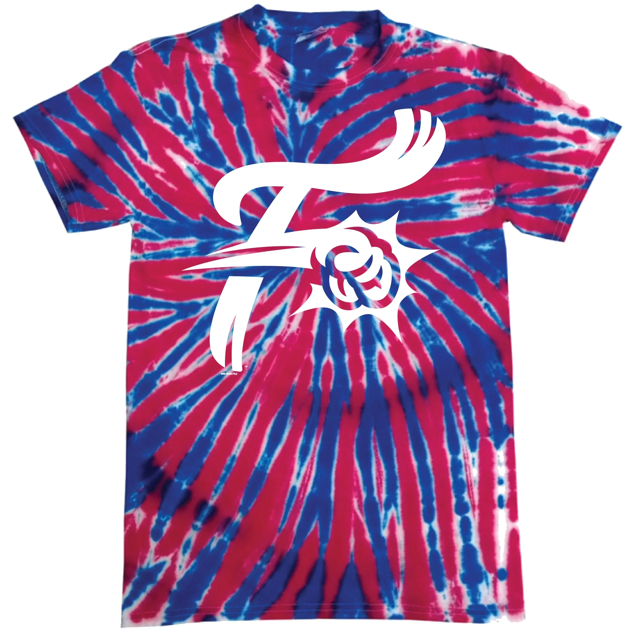 Bimmridder Royal/Red Tie Dye F-Fist T-Shirt