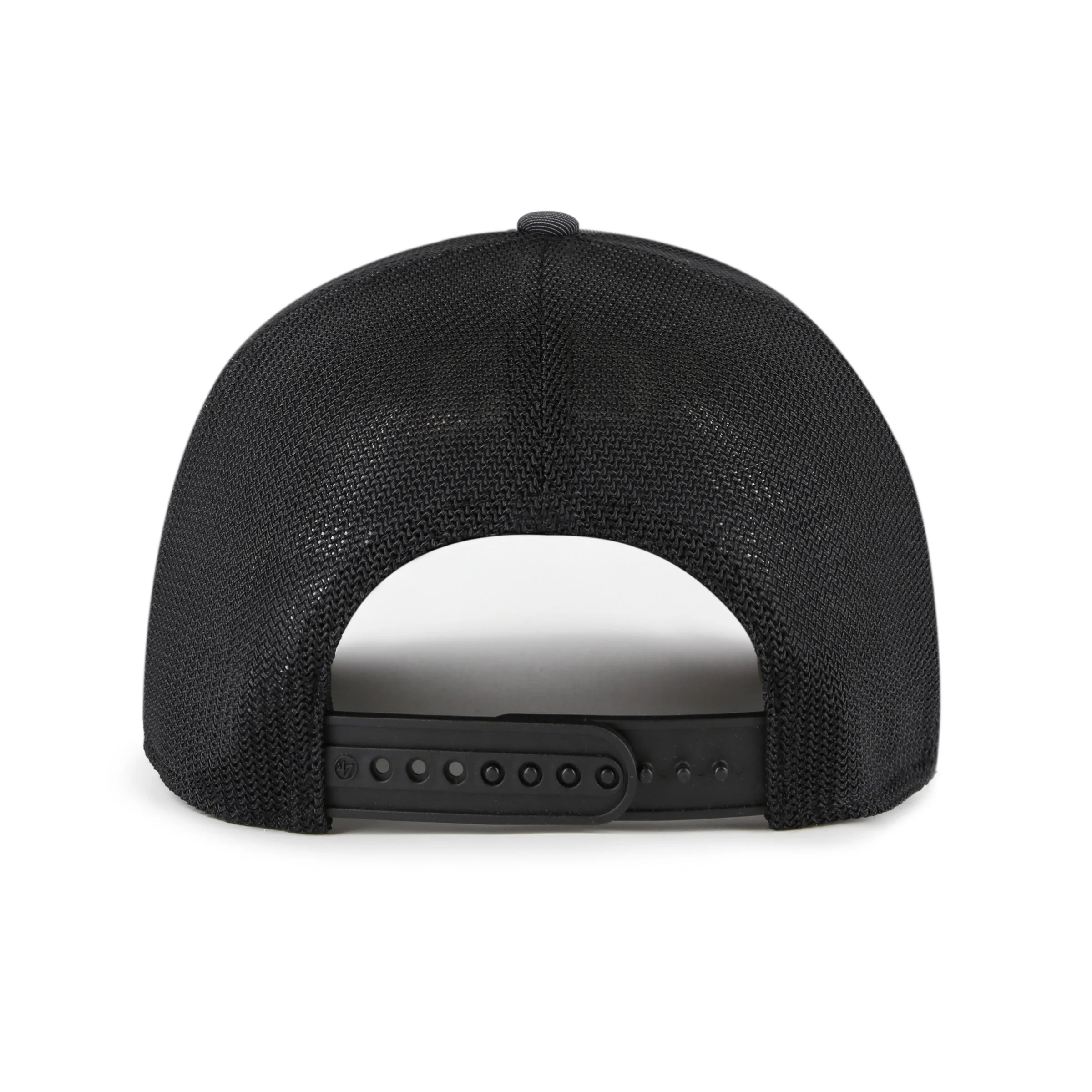 Charlotte Knights '47 Brand Black Rumble Rope Trucker Snapback Cap - Image 2