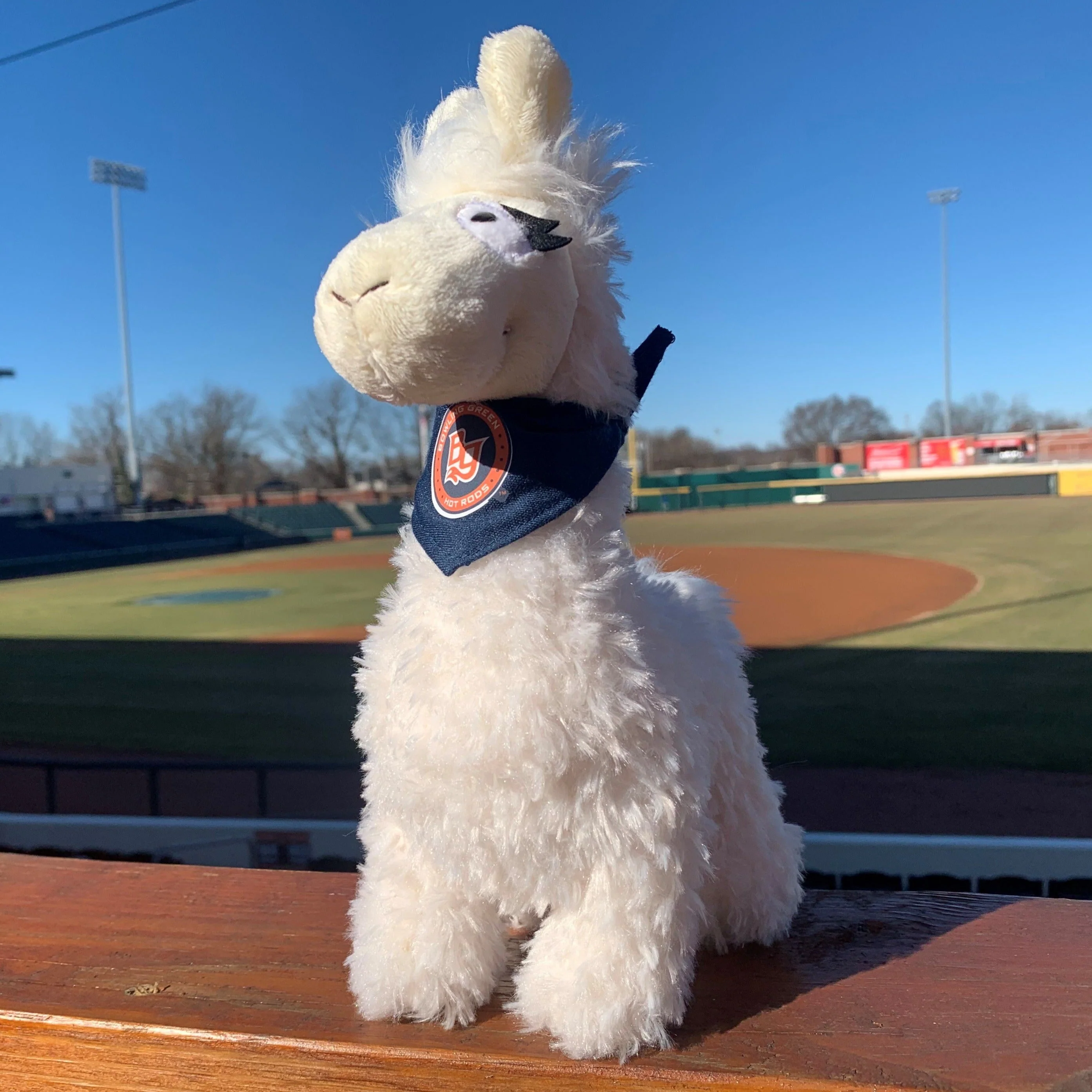 Bowling Green Hot Rods Llama W/ Bandana - Image 2