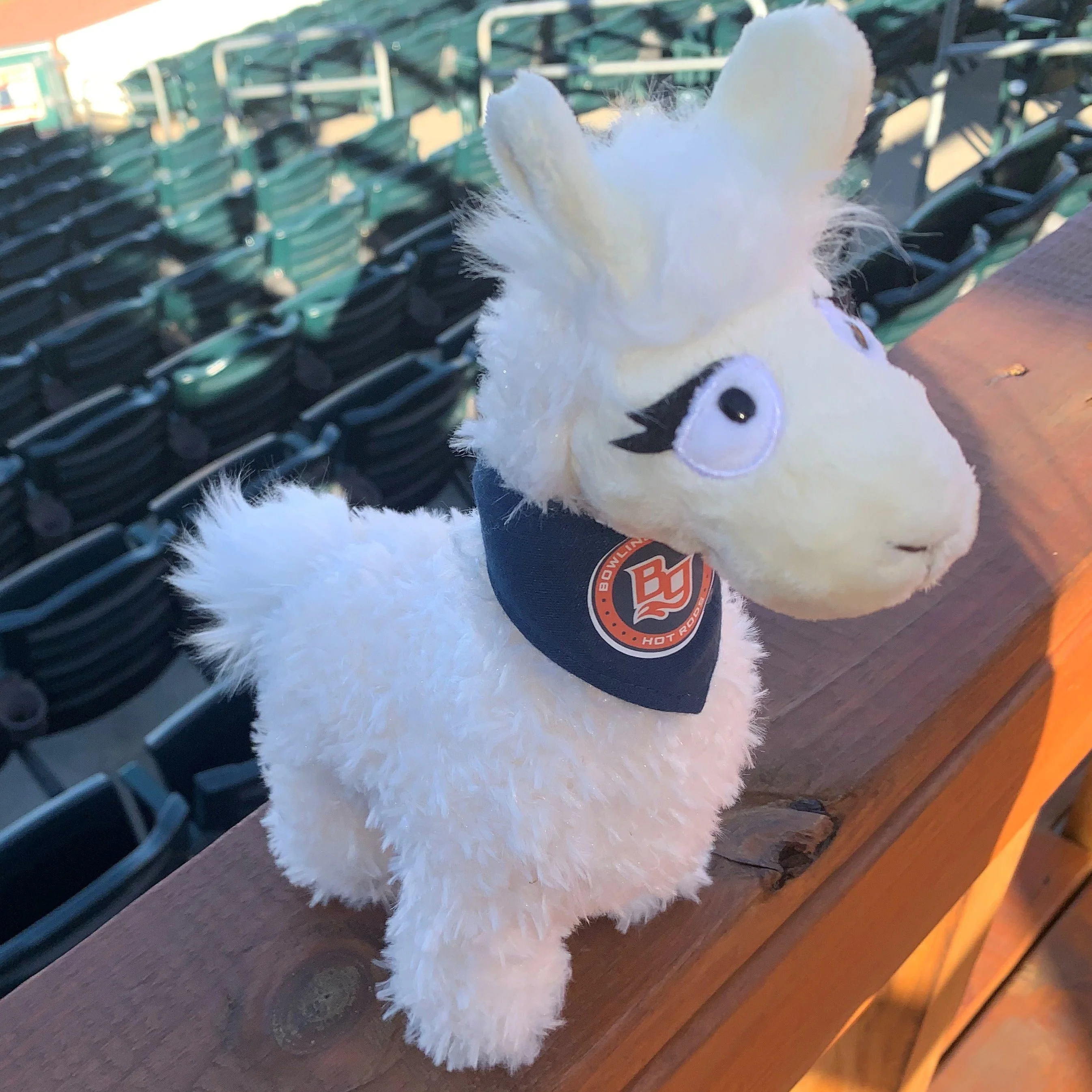 Bowling Green Hot Rods Llama W/ Bandana - Image 4
