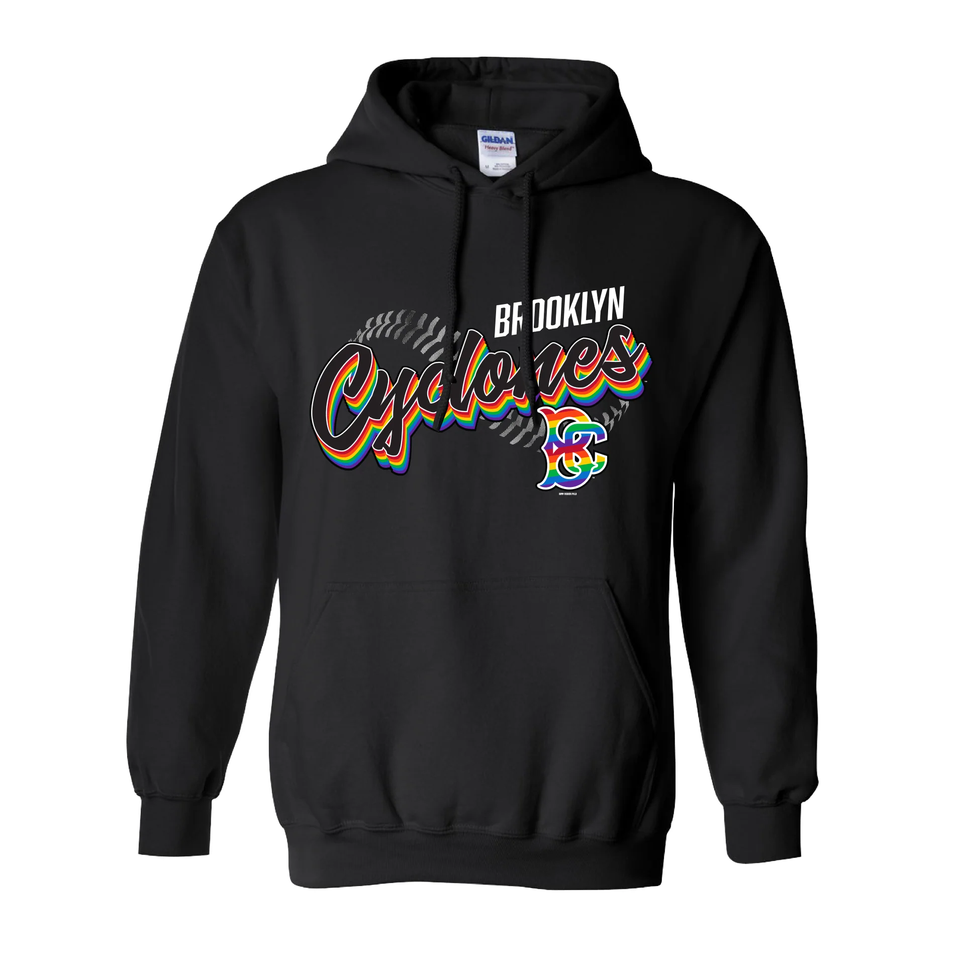 Brooklyn Cyclones Mens Conlon Pride Fleece Hoodie Black