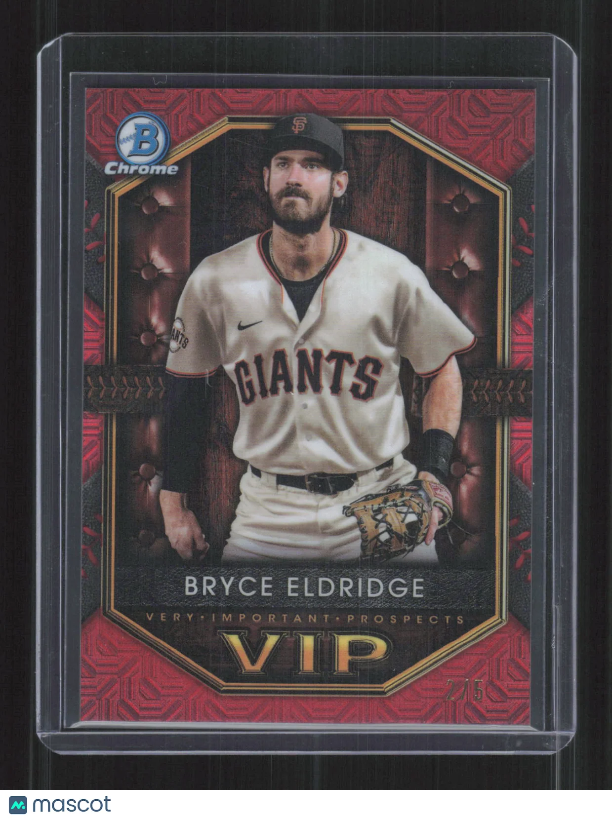 Bryce Eldridge 2025 Bowman Chrome VIP Red /5 #VIP