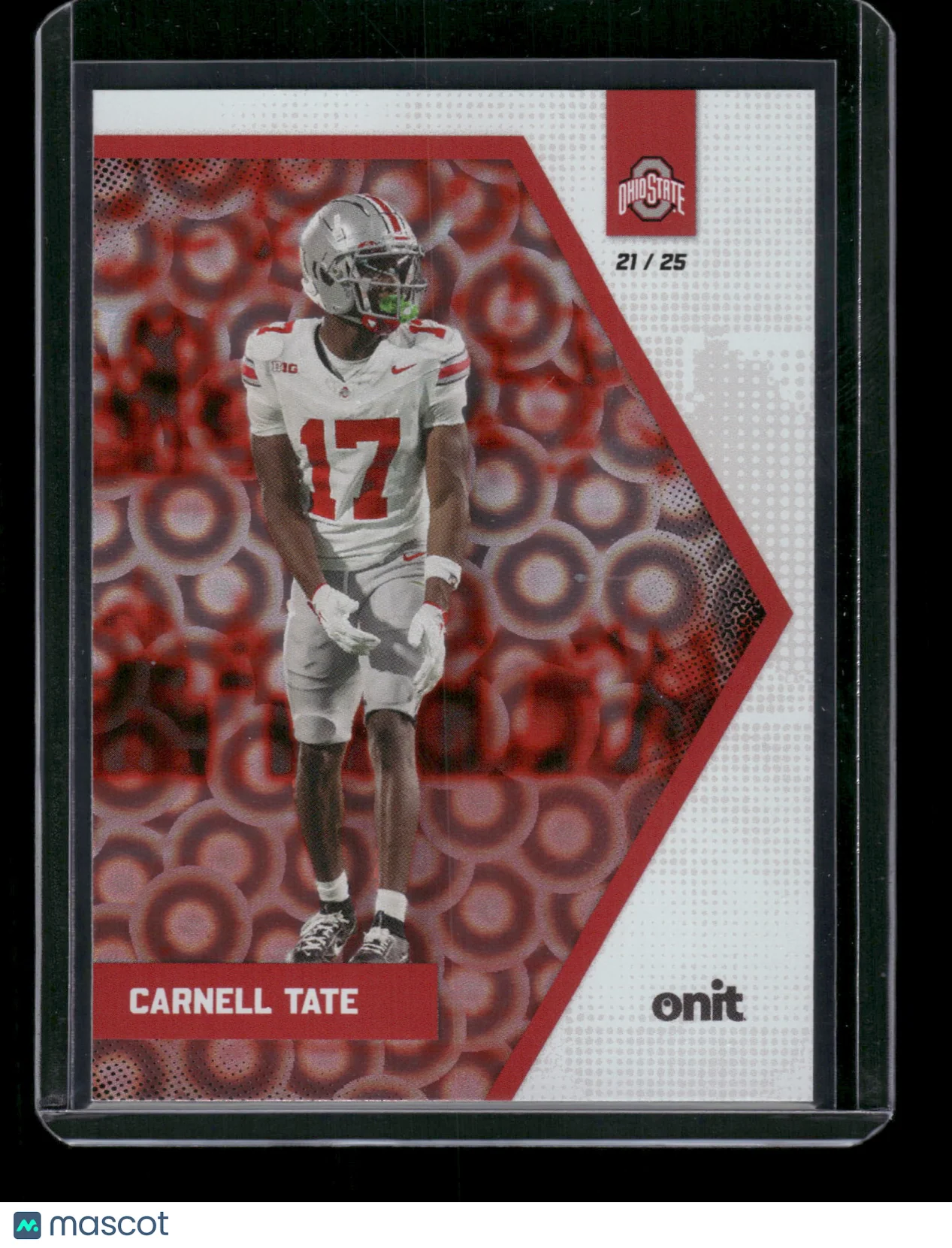 Carnell Tate 2025 ONIT Ohio State #P-5 Red Circle