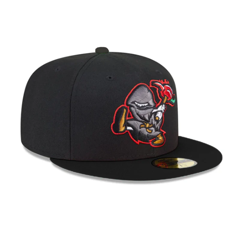 Carolina Reapers Alt Black Fitted Hat - New Era 59FIFTY - Image 2