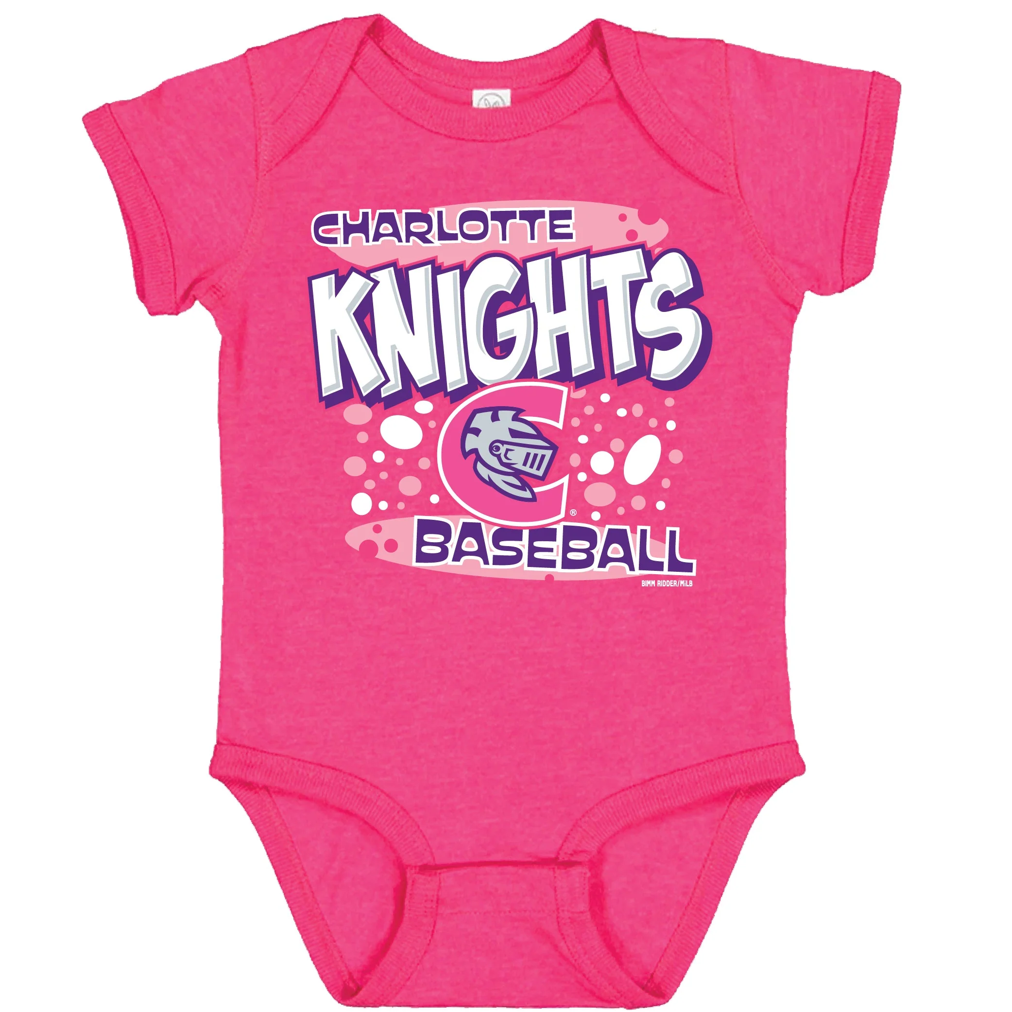 Charlotte Knights Bimm Ridder Infant Girls Fine Jersey Bodysuit