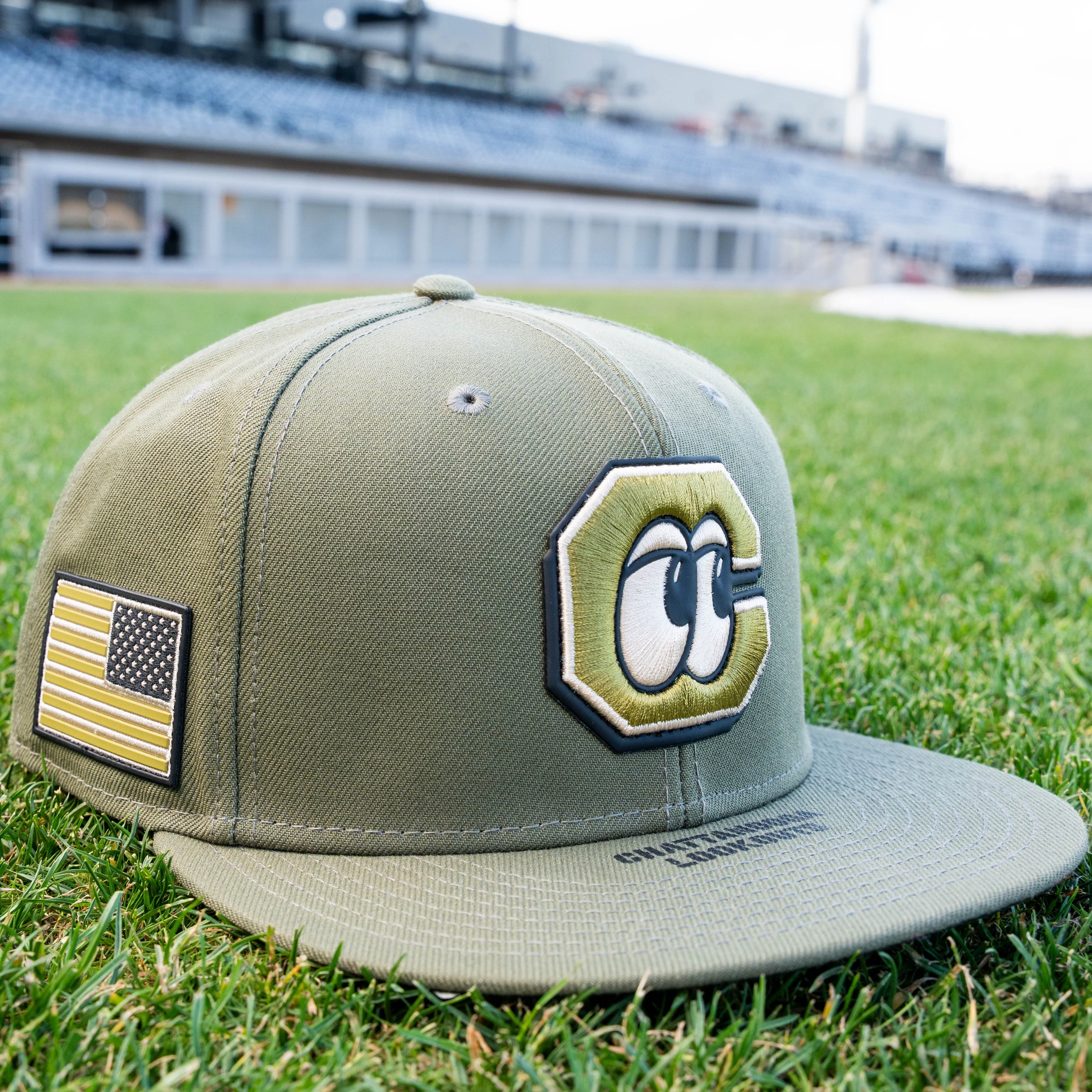 Chattanooga Lookouts Armed Forces 5950 On Field Cap