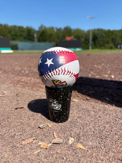 Chesapeake Baysox American Flag Baseball - Image 2