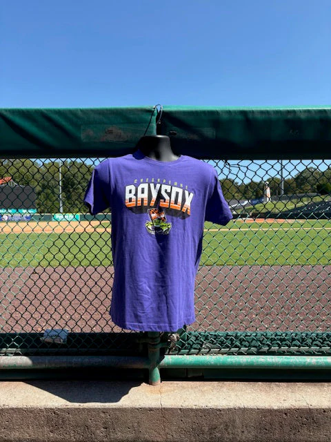 Chesapeake Baysox YOUTH Kapow PURPLE - Image 2