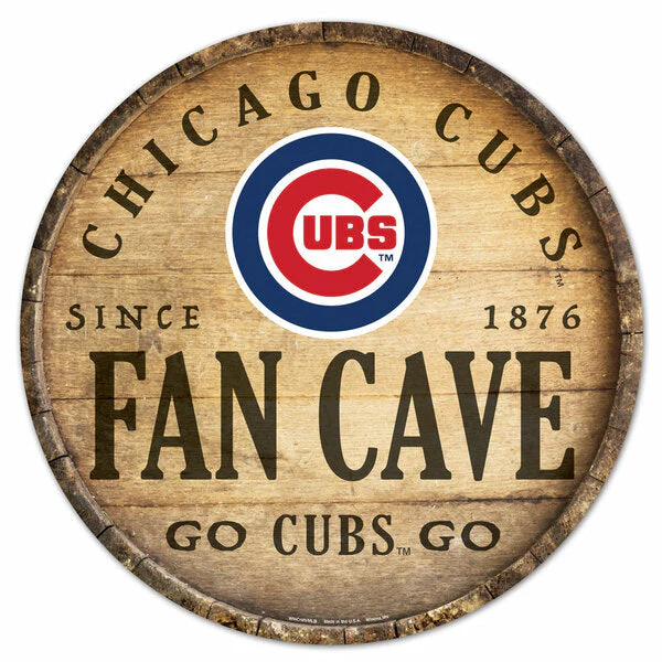 Chicago Cubs Fan Cave Sign